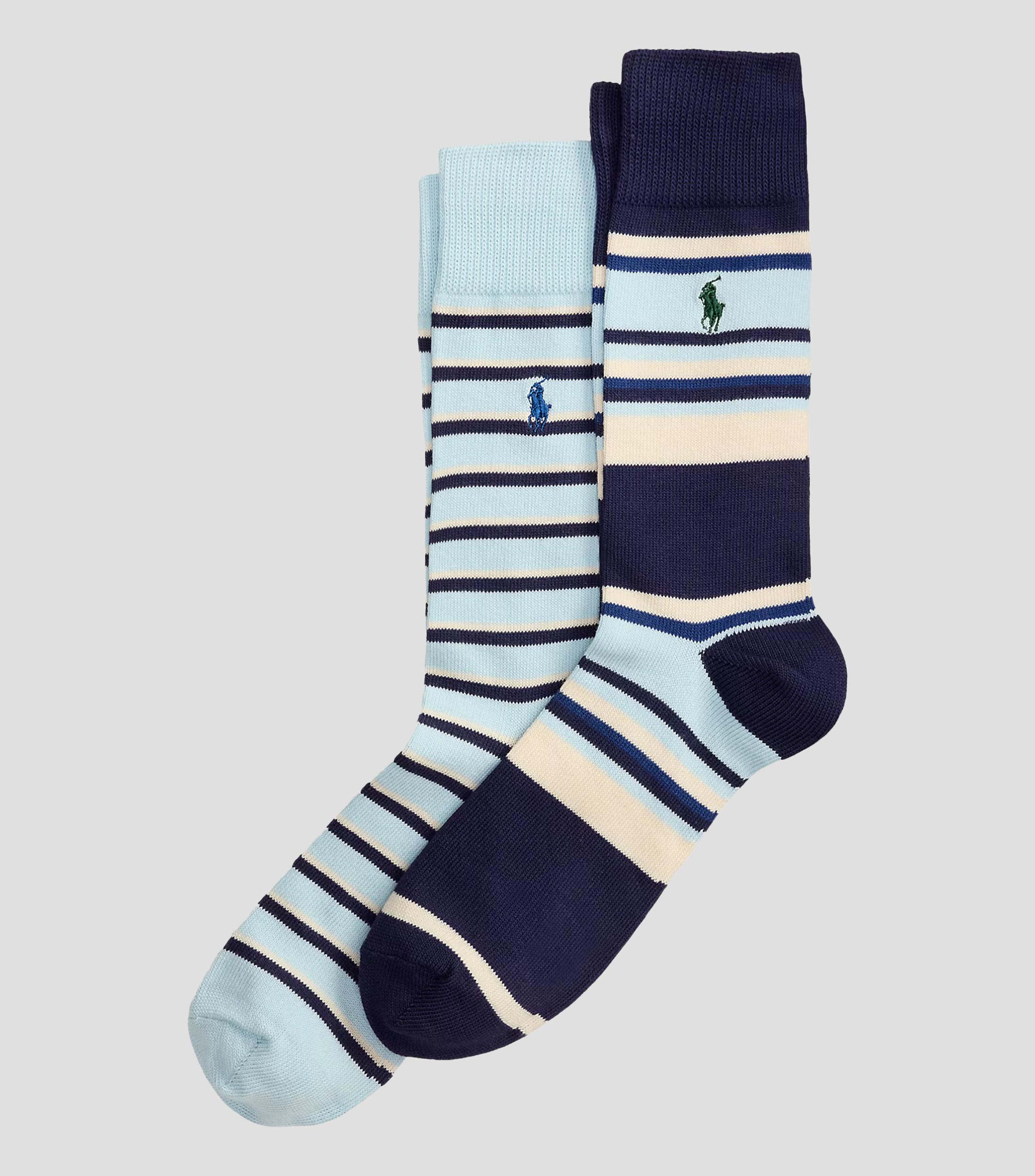 Set 2 calcetines crew fantasía Hombre