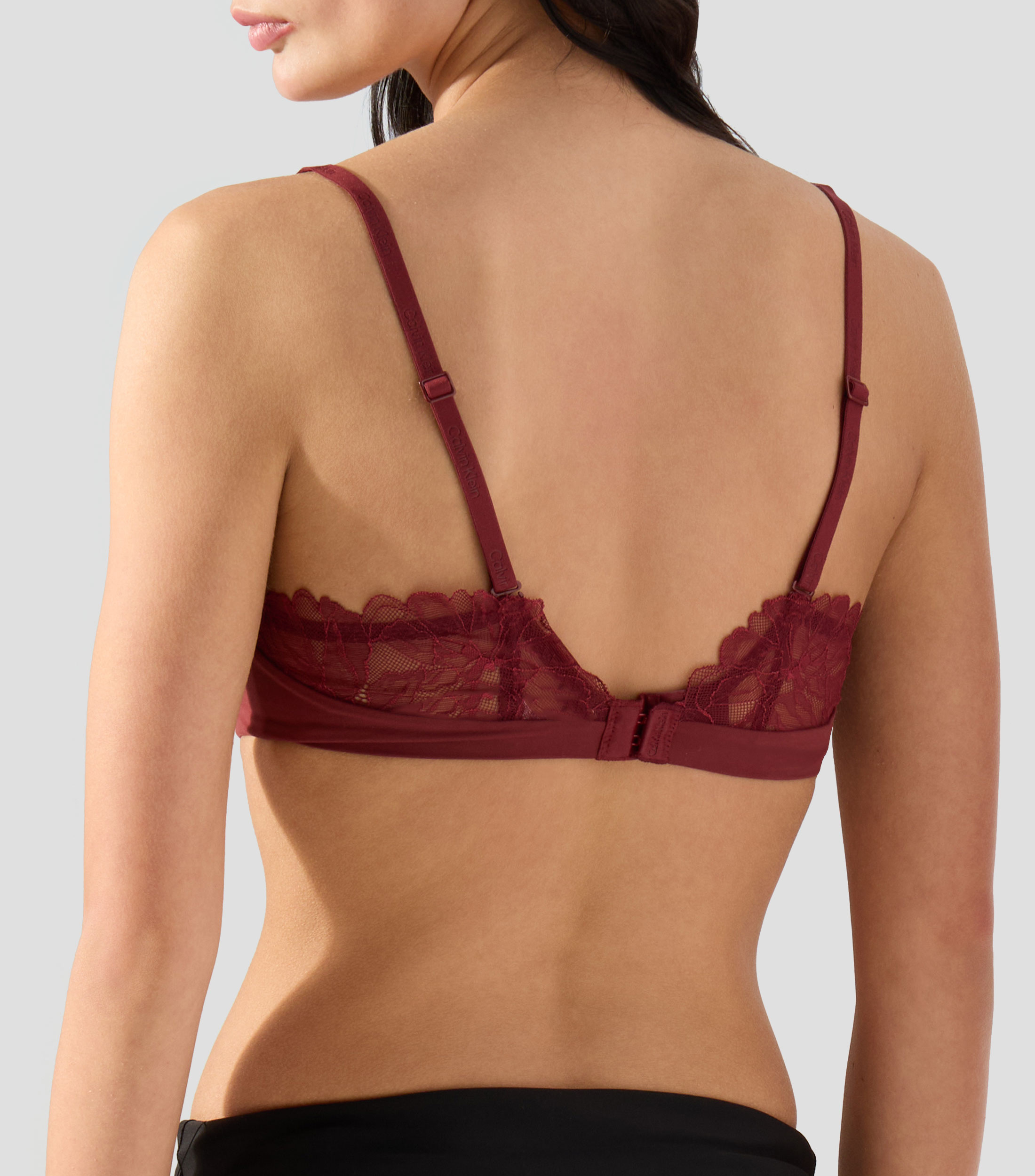 Brasier con encaje liso