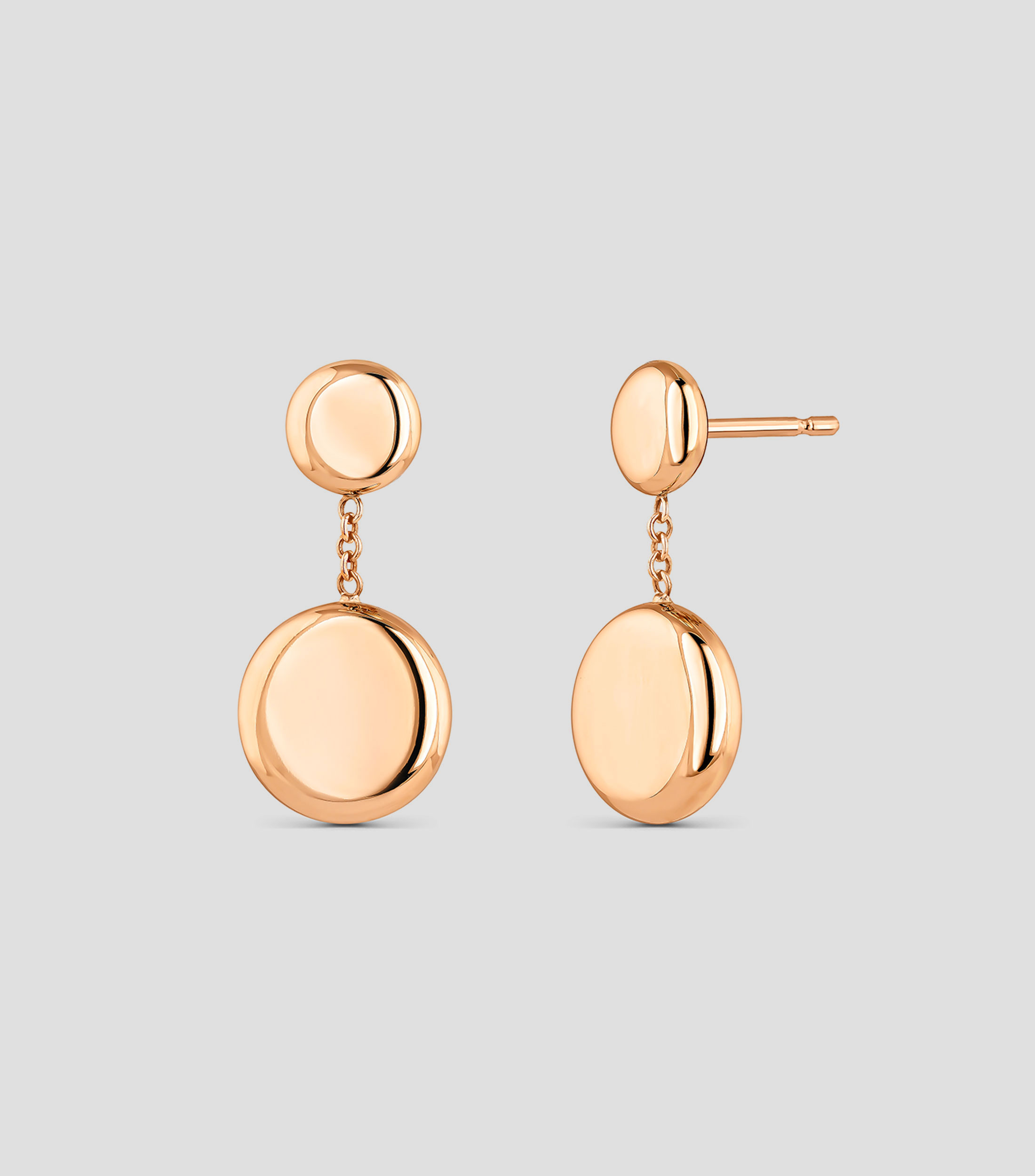 Pendientes Oro rosa 18 Kilates Mujer