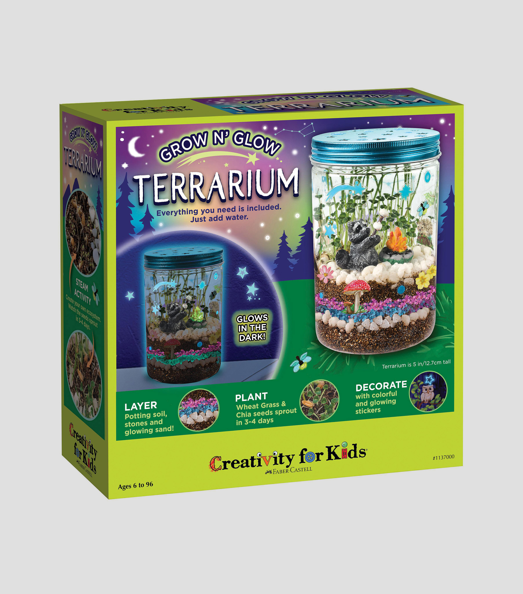 Playset Terrario que brilla en la obscuridad