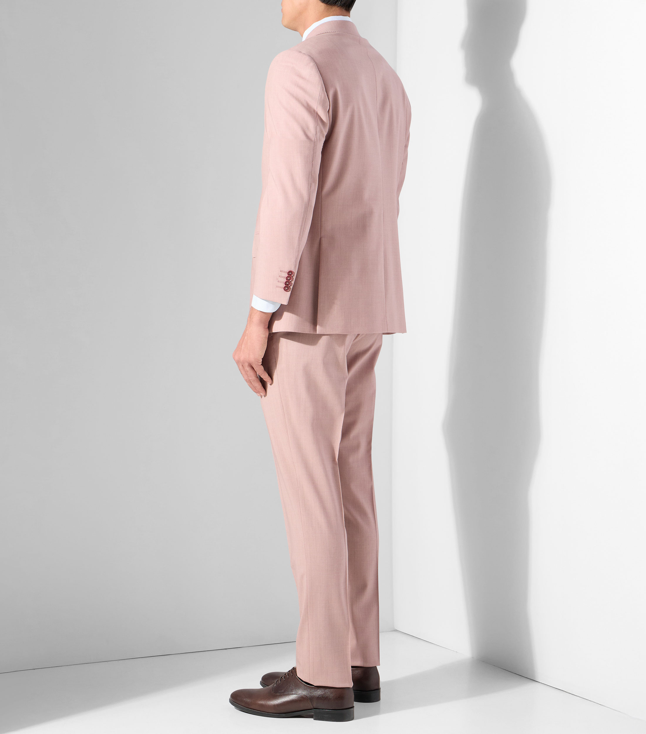 Traje de corte regular liso Hombre
