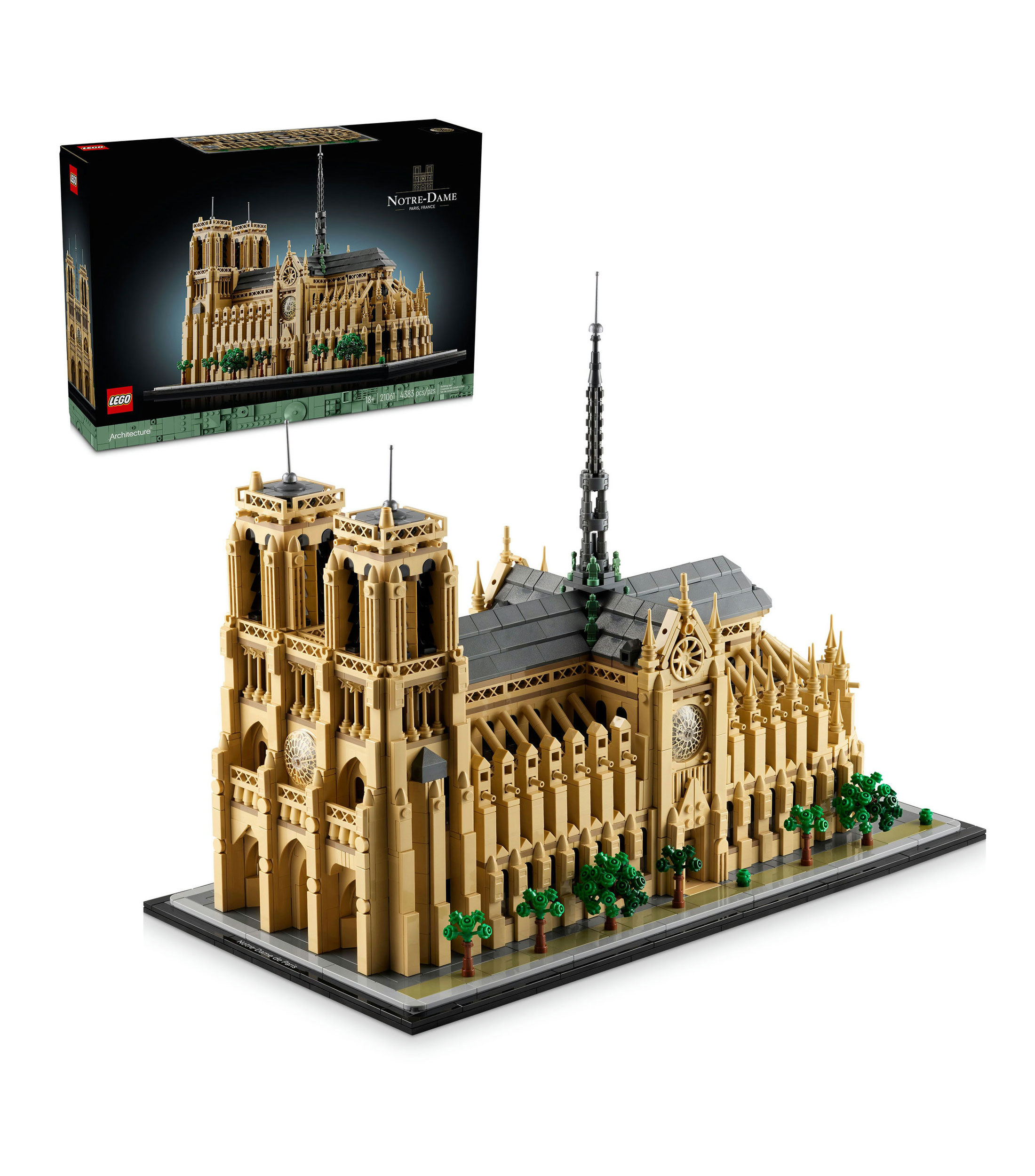 Lego Architecture Notre Dame de París Set de Construcción 21061