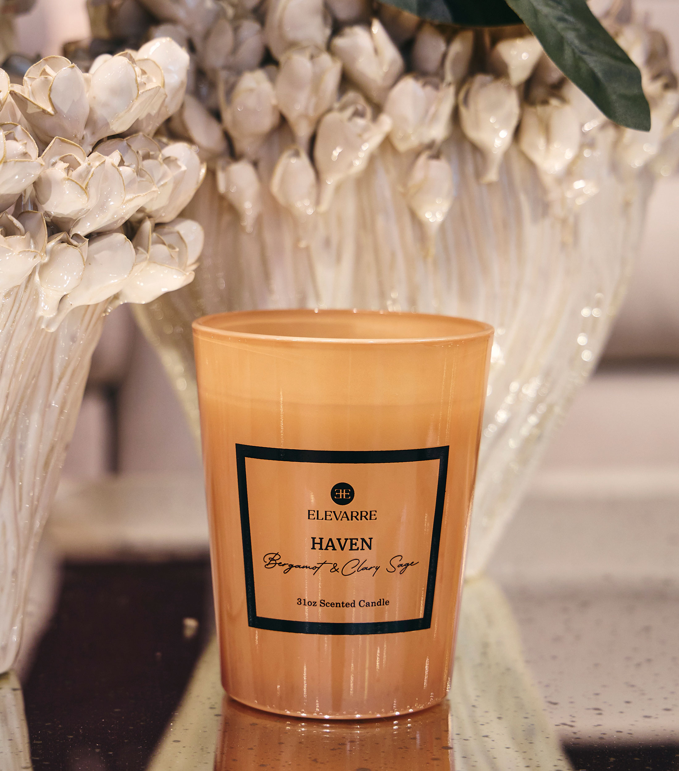 Vela aromática Haven bergamota y clary sage
