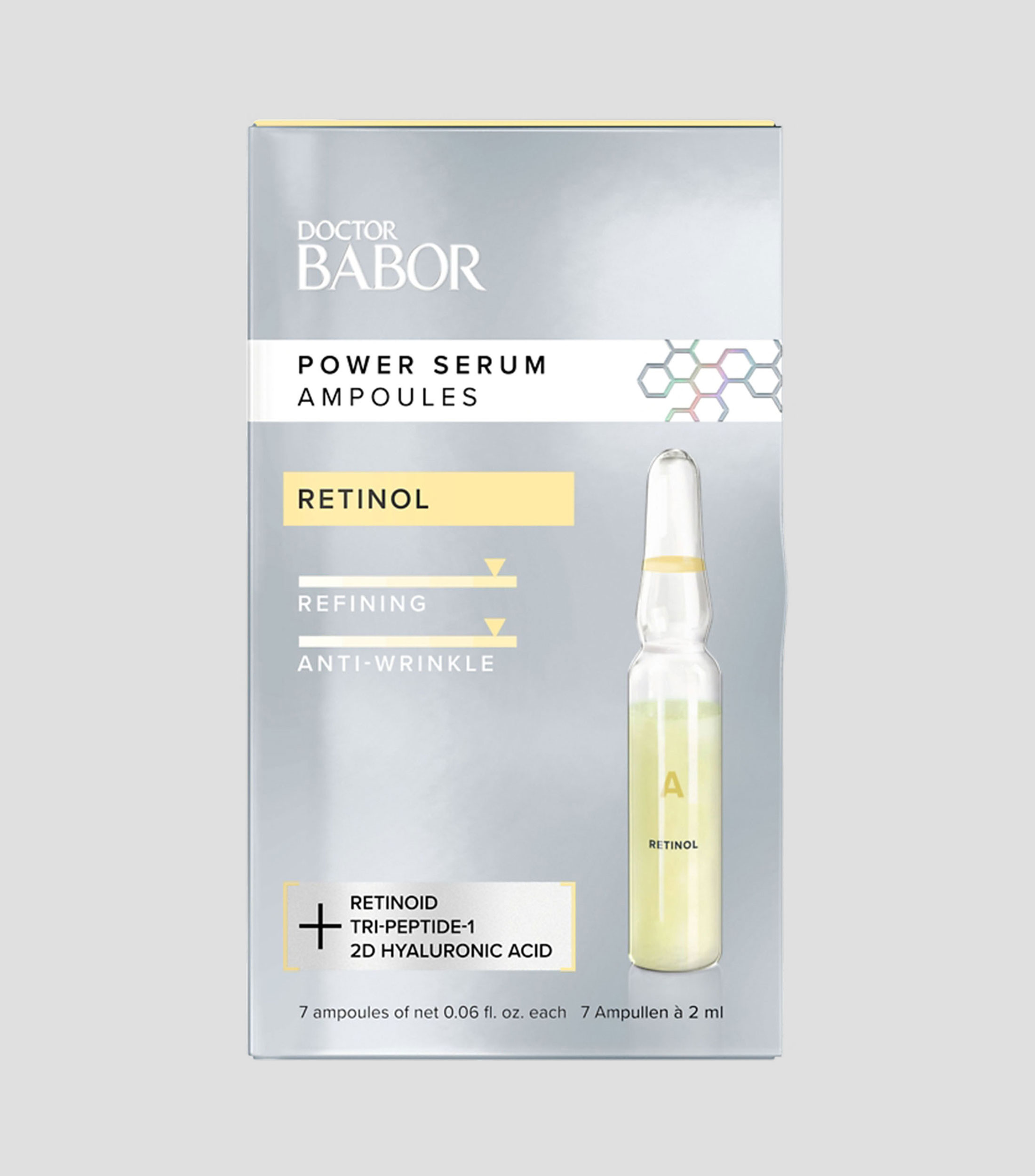 Set Suero revitalizante para el rostro Retinol Unisex