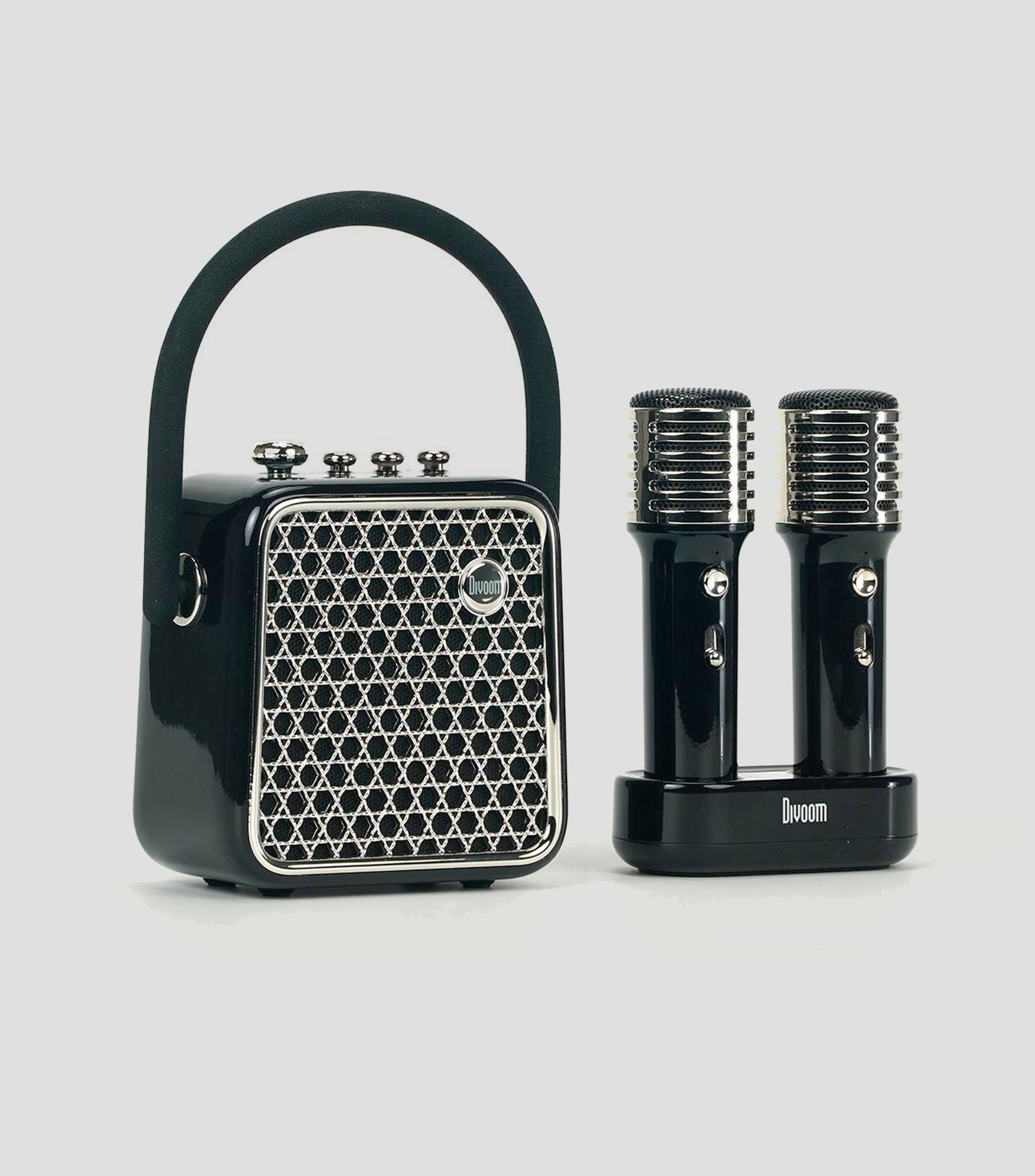 Bocina portátil inalámbrica Bluetooth Karaoke SongBird-SE Negro
