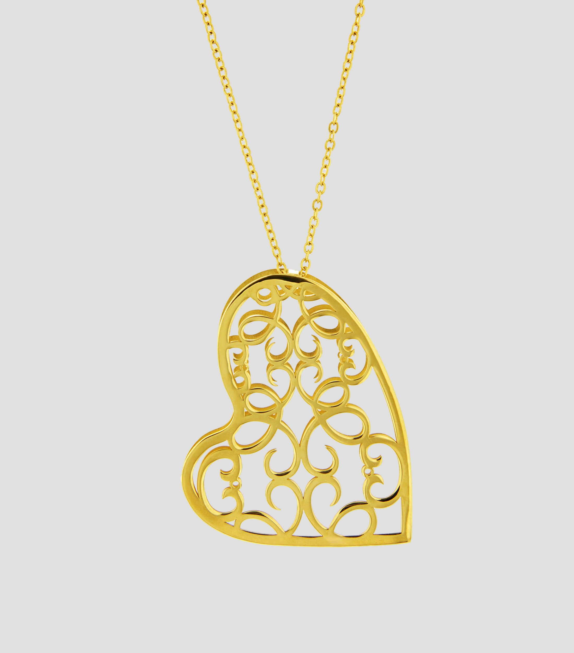 Dije en Plata .925 Corazón de Princesa Mujer