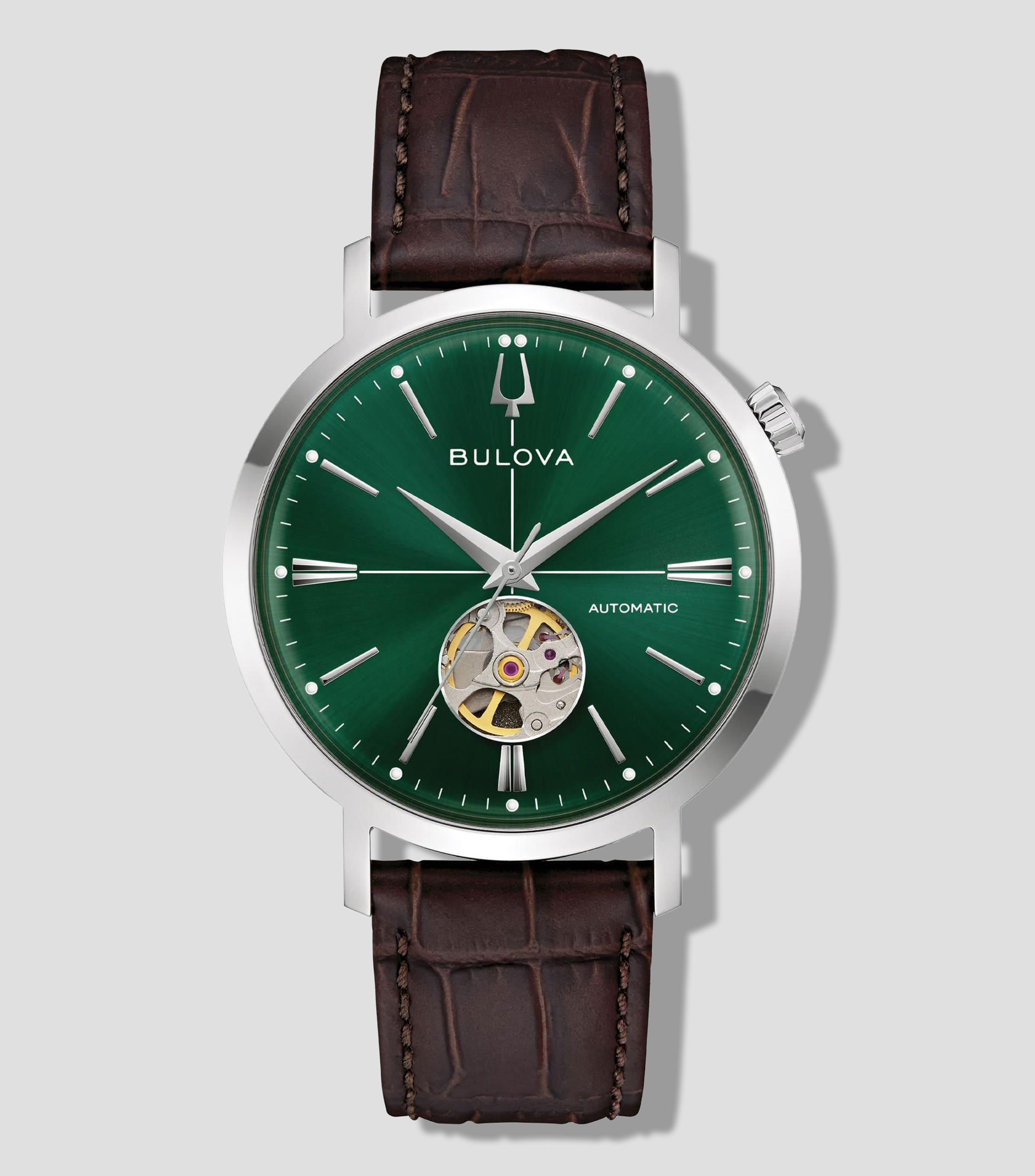 Reloj para Hombre AeroJet casual verde, plateado