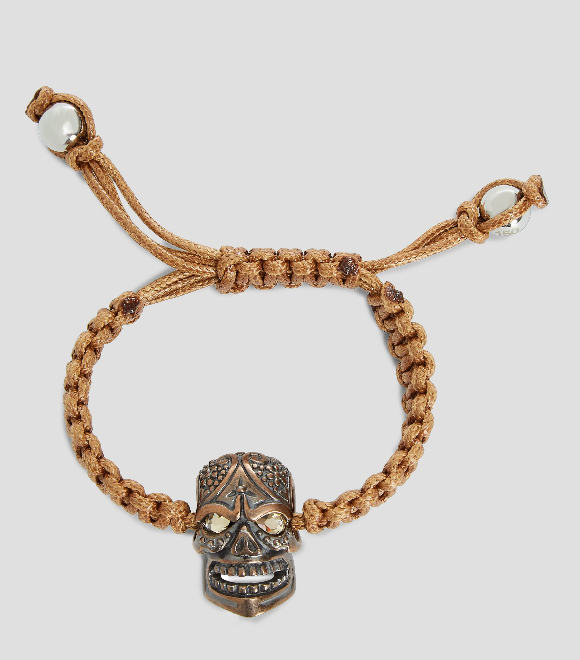 Pulsera ajustable Skully Hombre