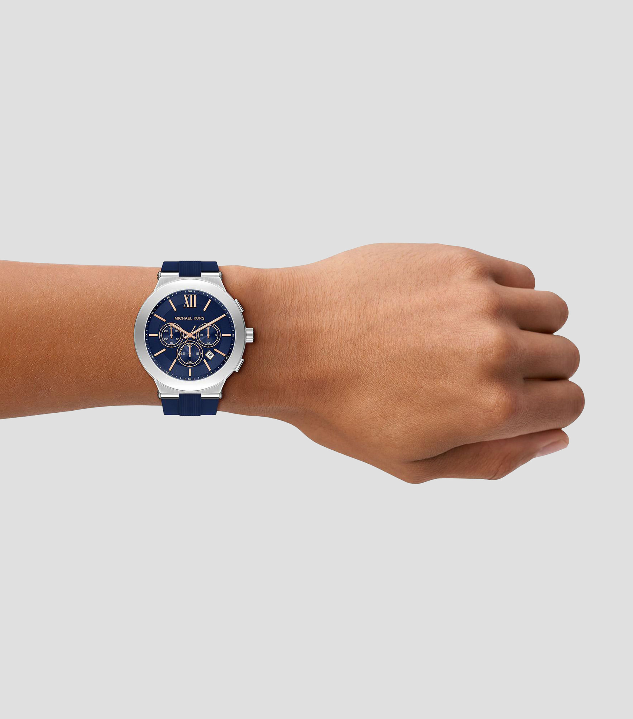 Reloj para Hombre Billie Casual Azul, Plateado