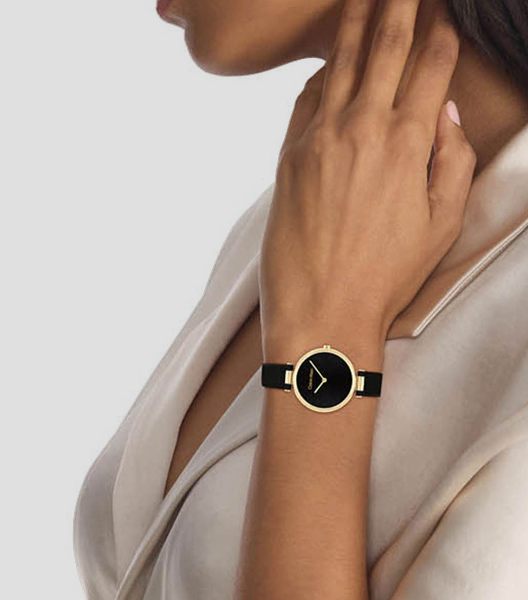 Reloj para Mujer Gleam Casual, Dorado, Negro