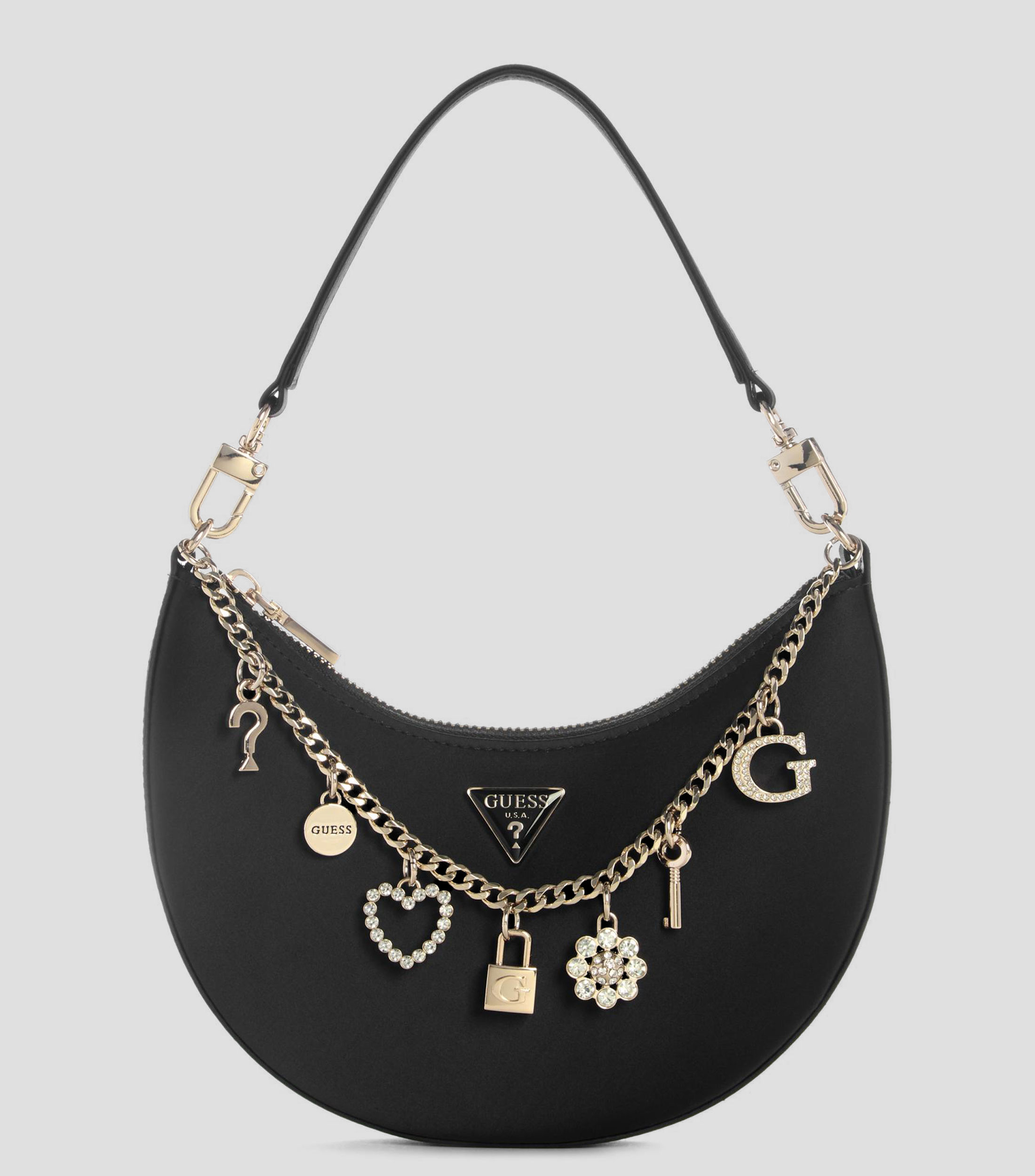 Bolsa shoulder negra Tasmin mini lisa Mujer