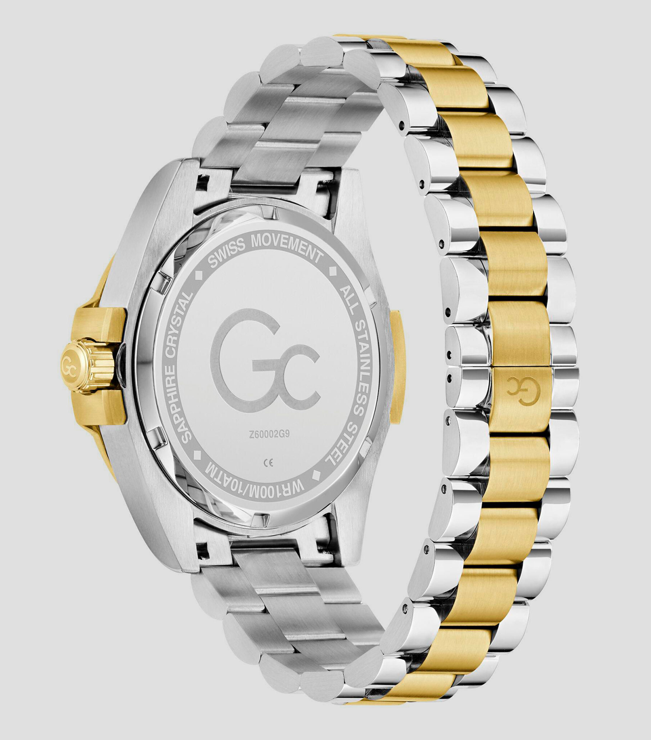 Reloj para Hombre GC Bolt De Vestir Plateado, Dorado