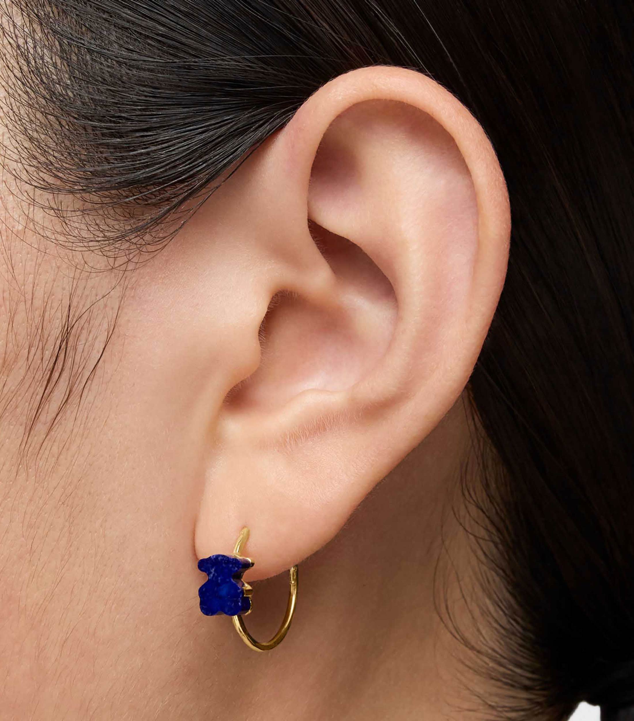 Aretes en Oro Amarillo de 18 Kilates 1950 Mujer