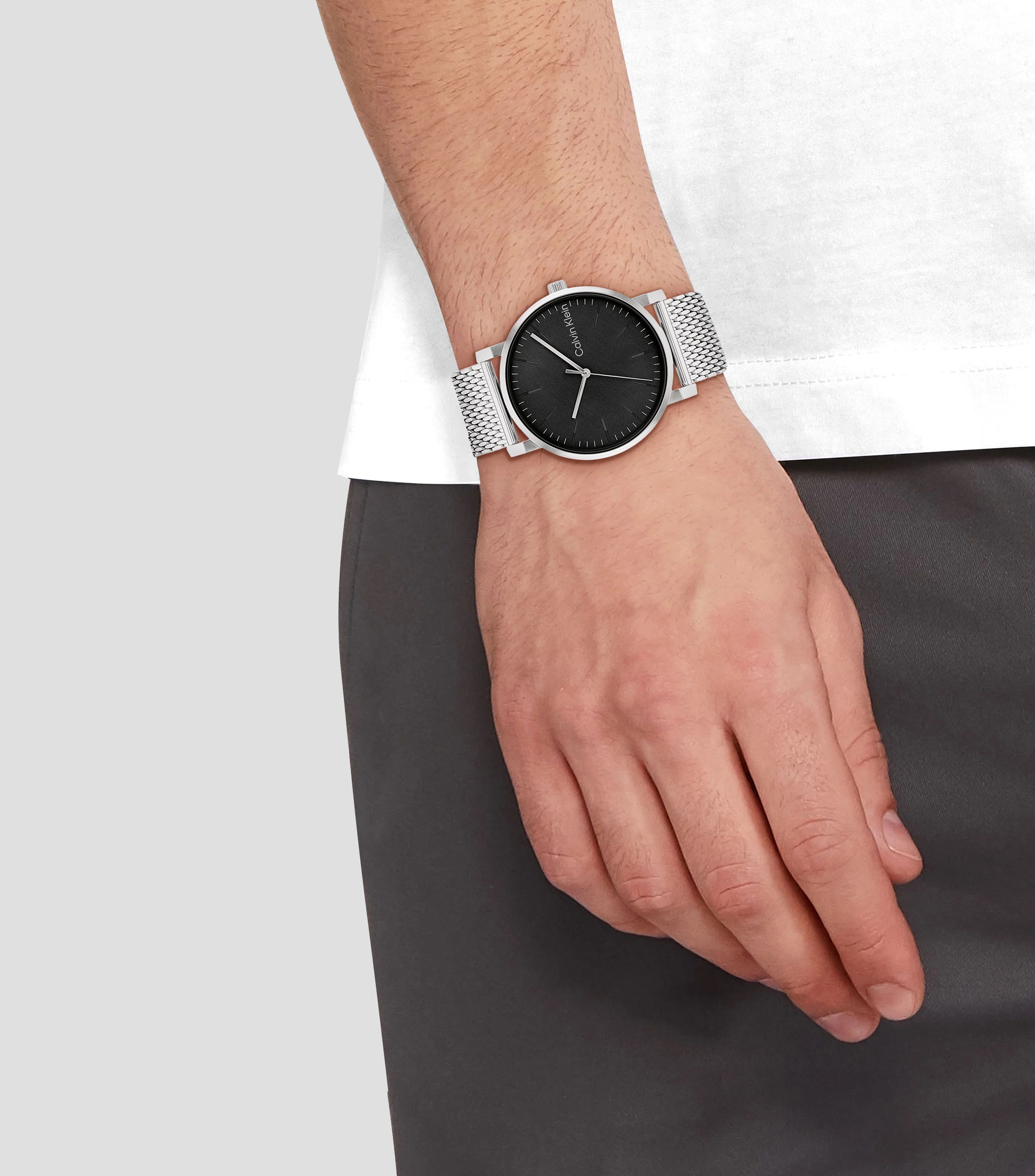 Reloj para hombre CK Slate casual Plateado
