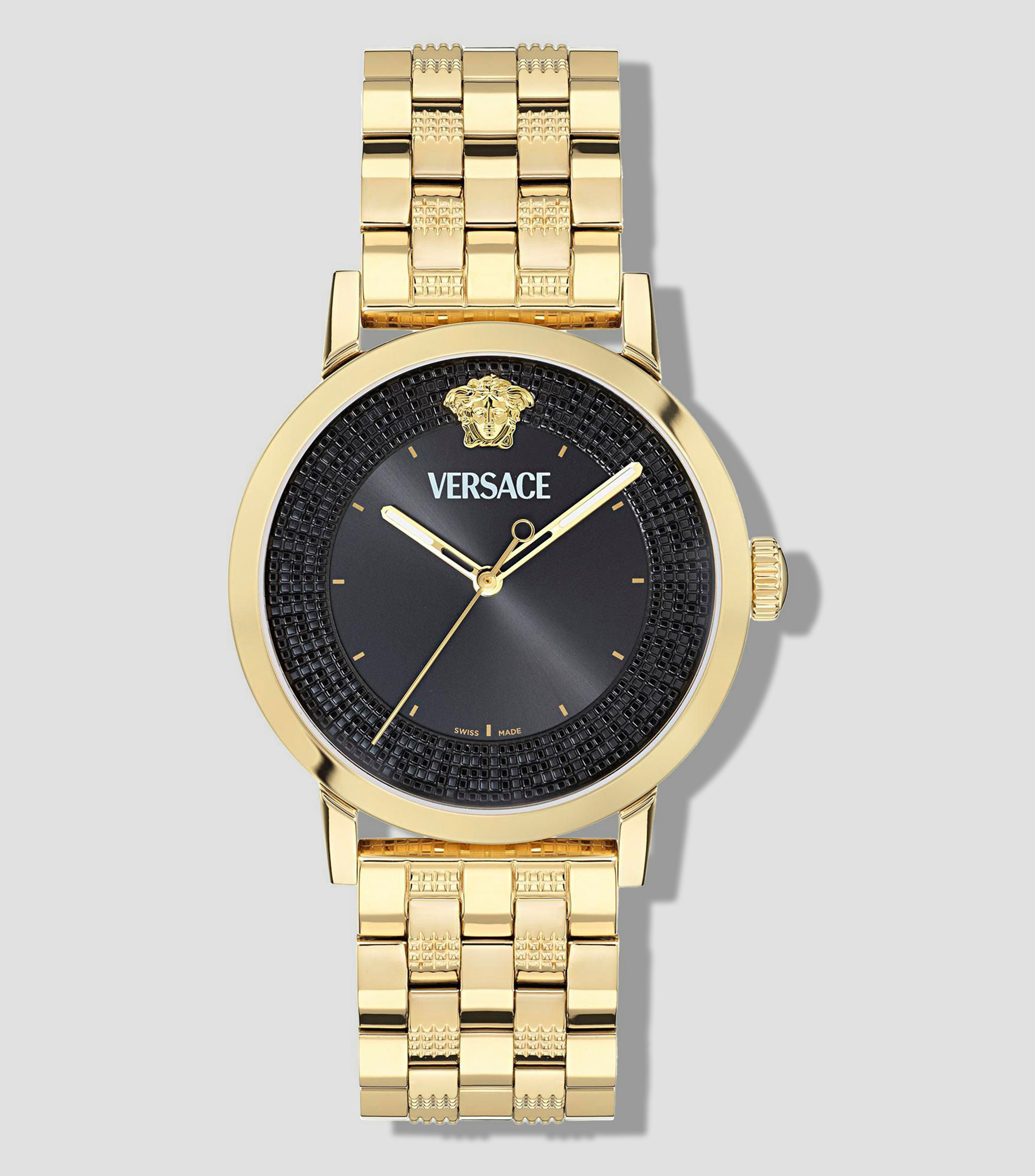 Reloj para Hombre Albireo casual dorado, negro