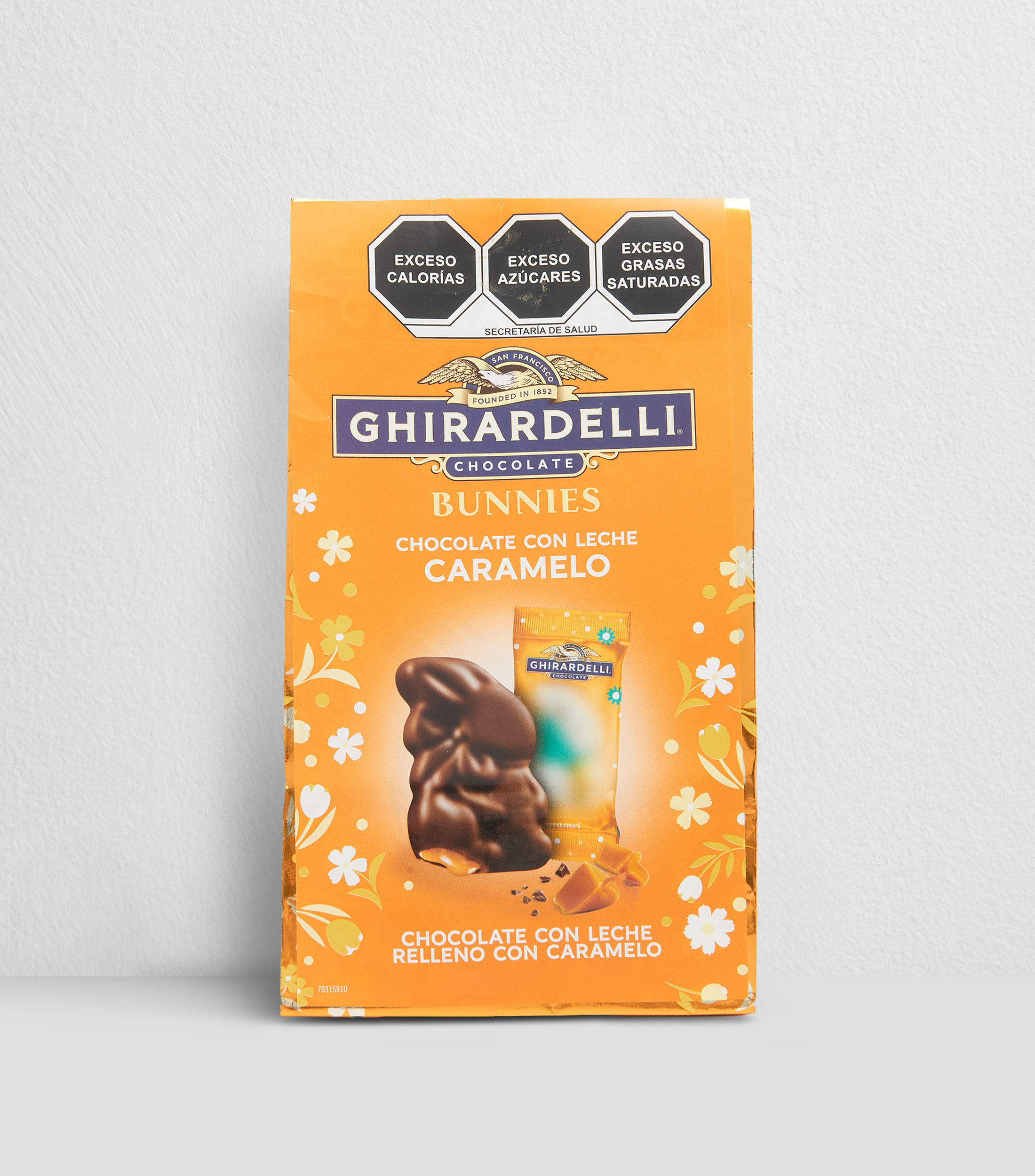 Chocolate con leche relleno de caramelo Ghirardelli Bunnies, 117.6 g