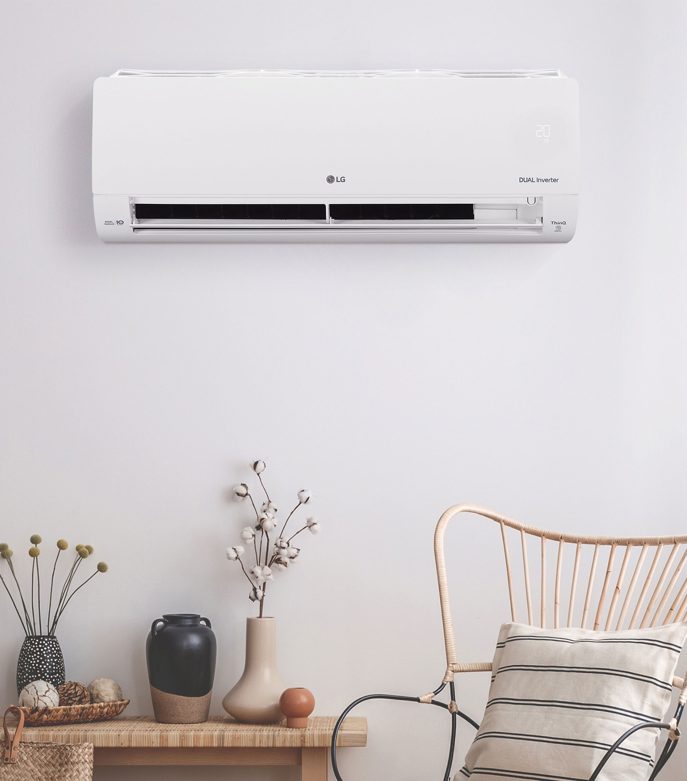 Aire Acondicionado Minisplit DUALCOOL Inverter VM122H9 12,000 BTU-h 1 Tonelada 220V Frío y Calor