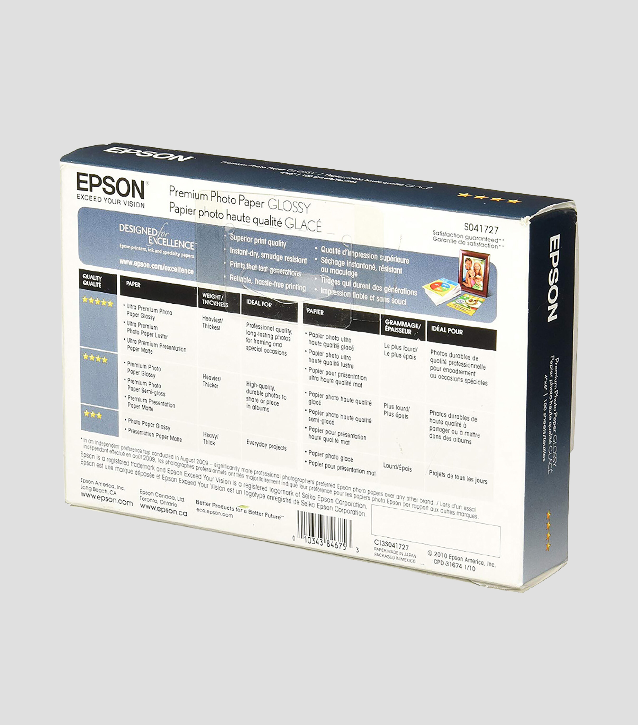 Papel Fotográfico Premium Glossy Photo Paper 4x6