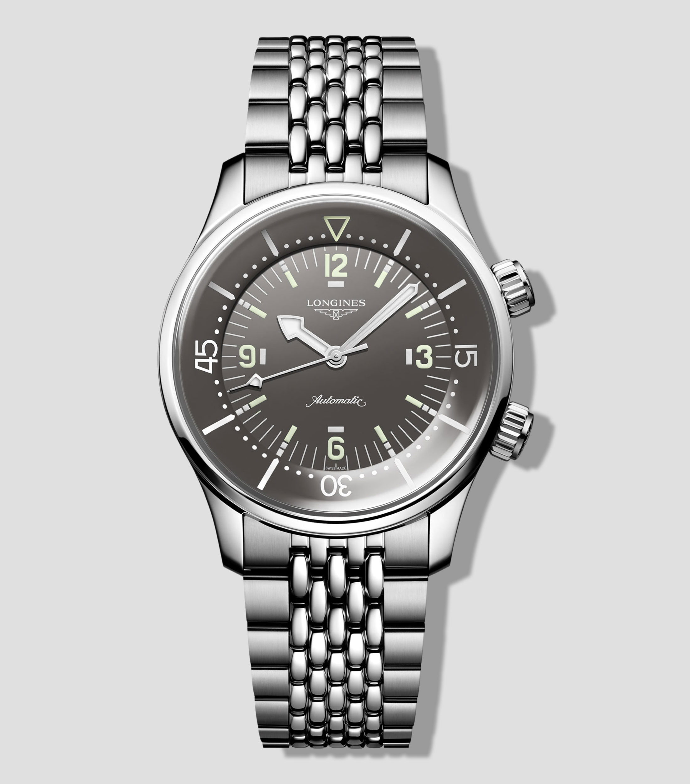 Reloj Unisex Legend Diver de vestir plateado