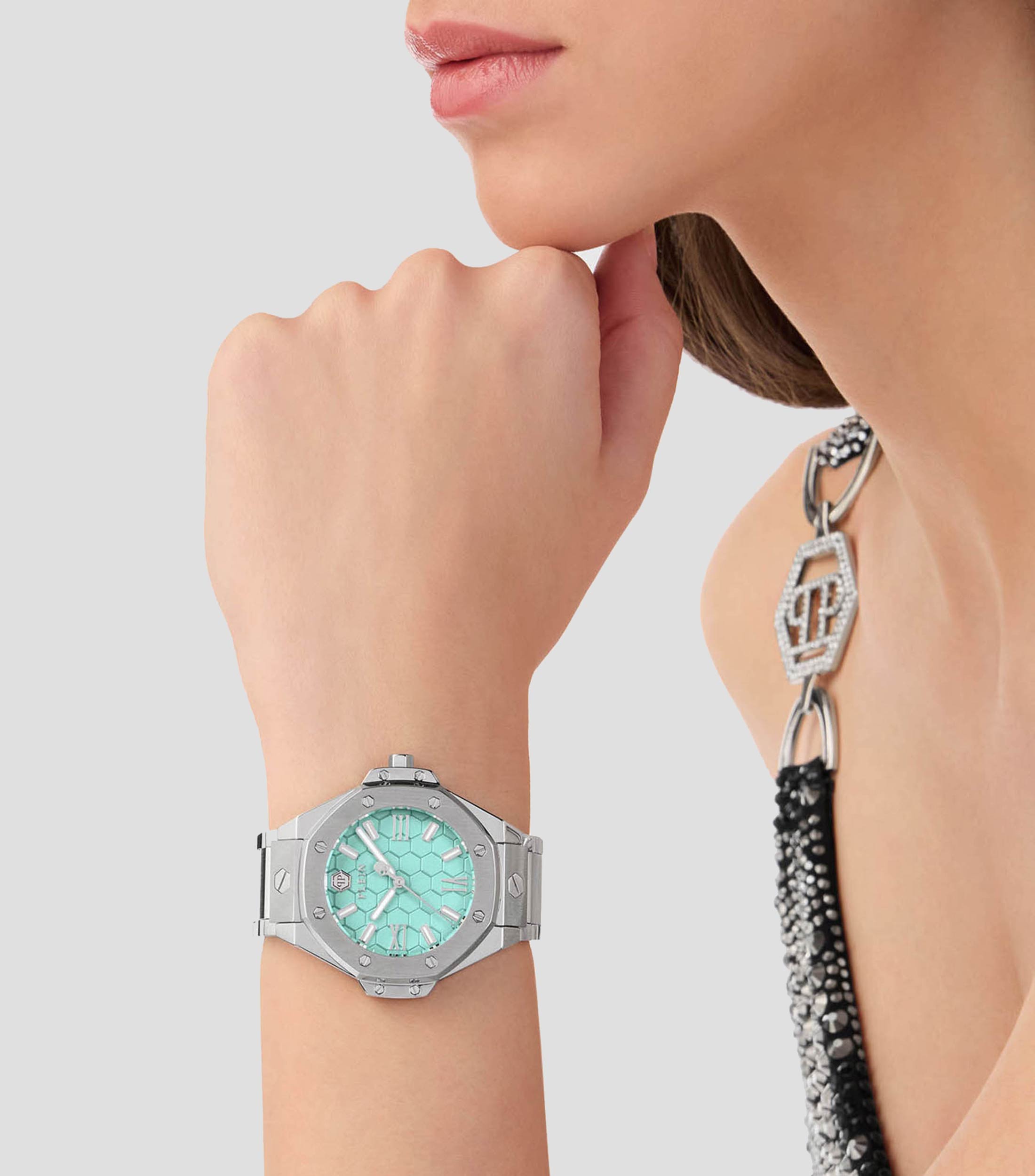 Reloj para mujer Plein Lady Royal Casual, Plateado