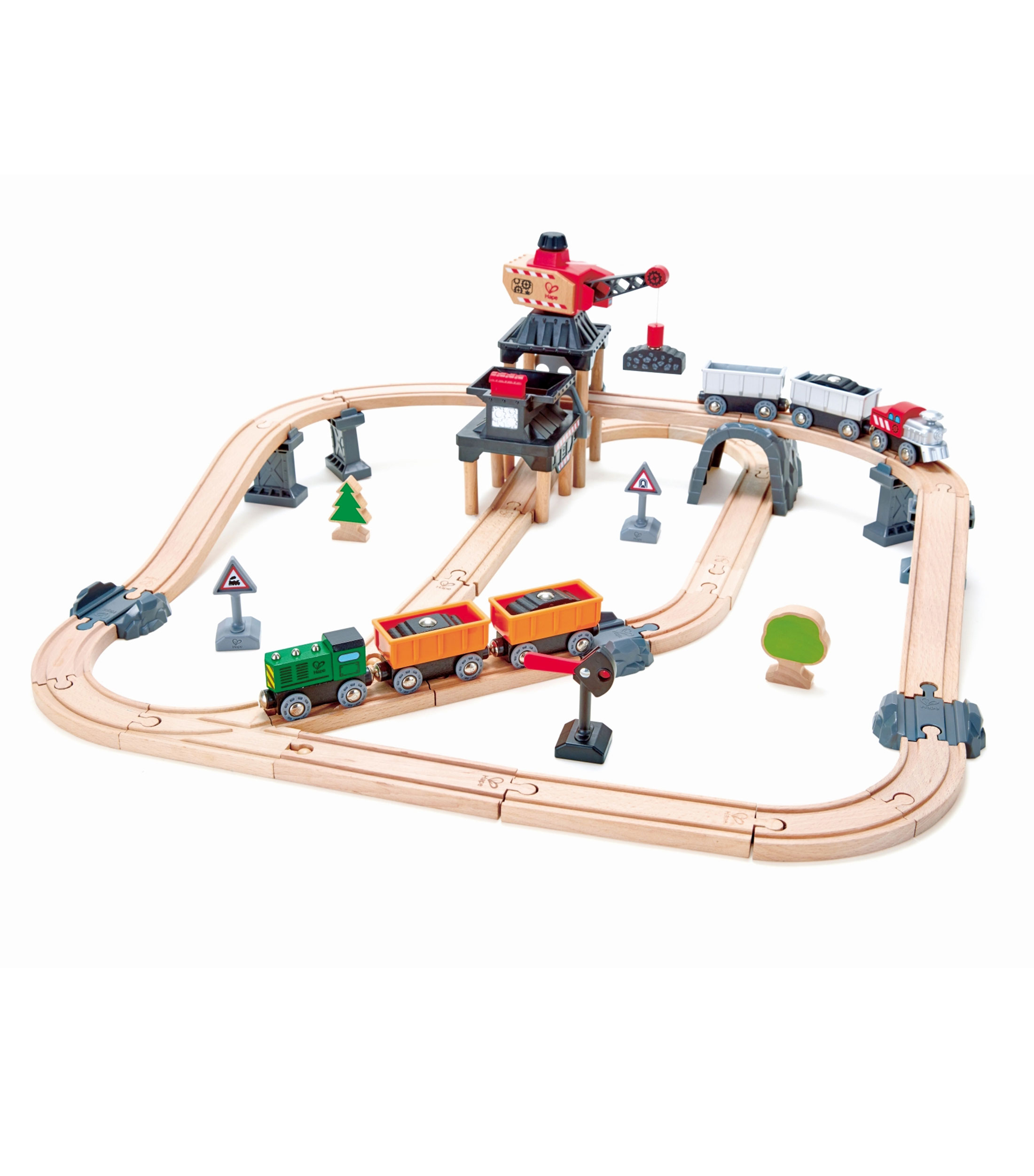 Trenes De Juguete Circuito De Tren: Puentes Y Tu00faneles De Hape