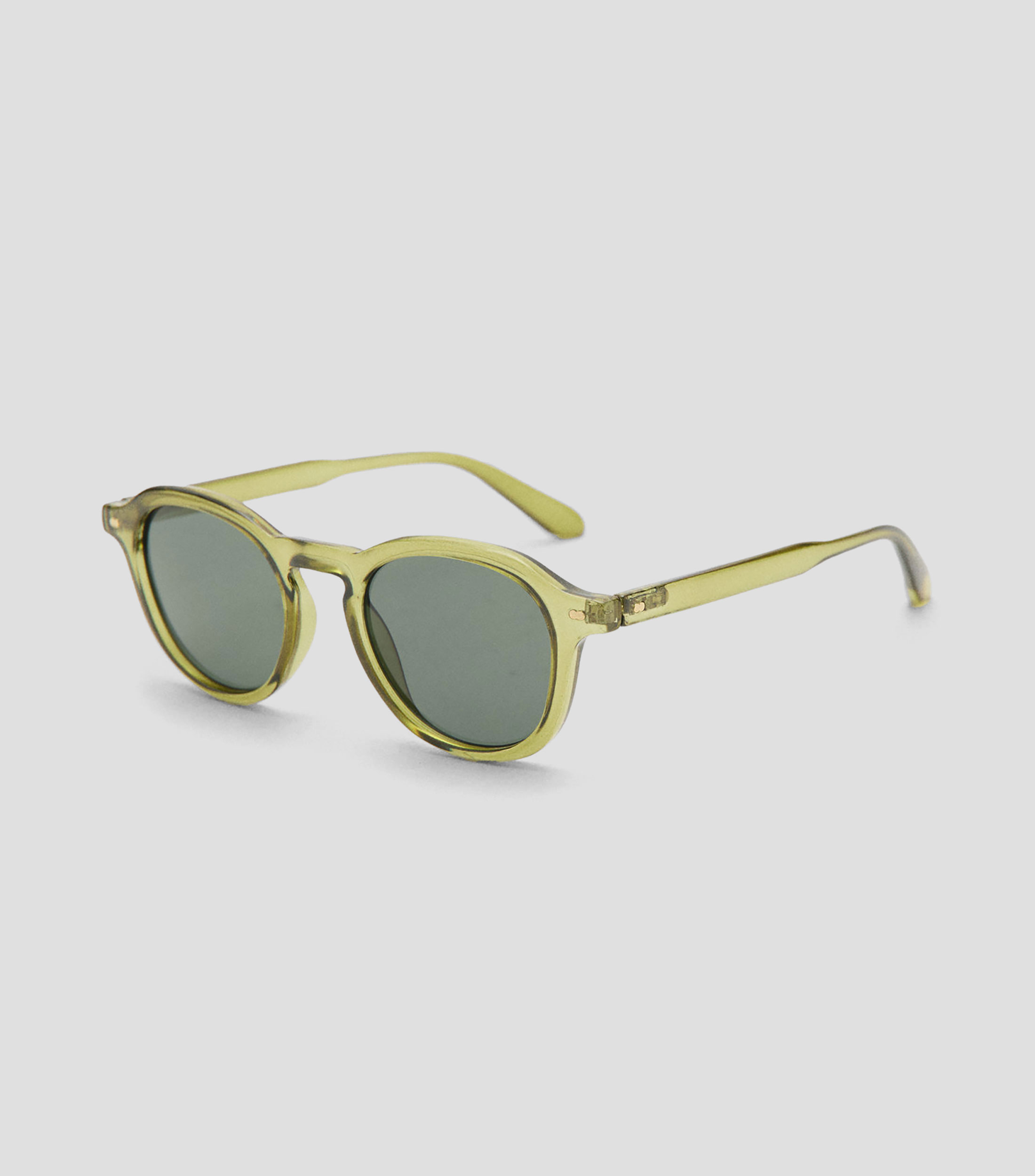 Lentes de sol redondos Hombre