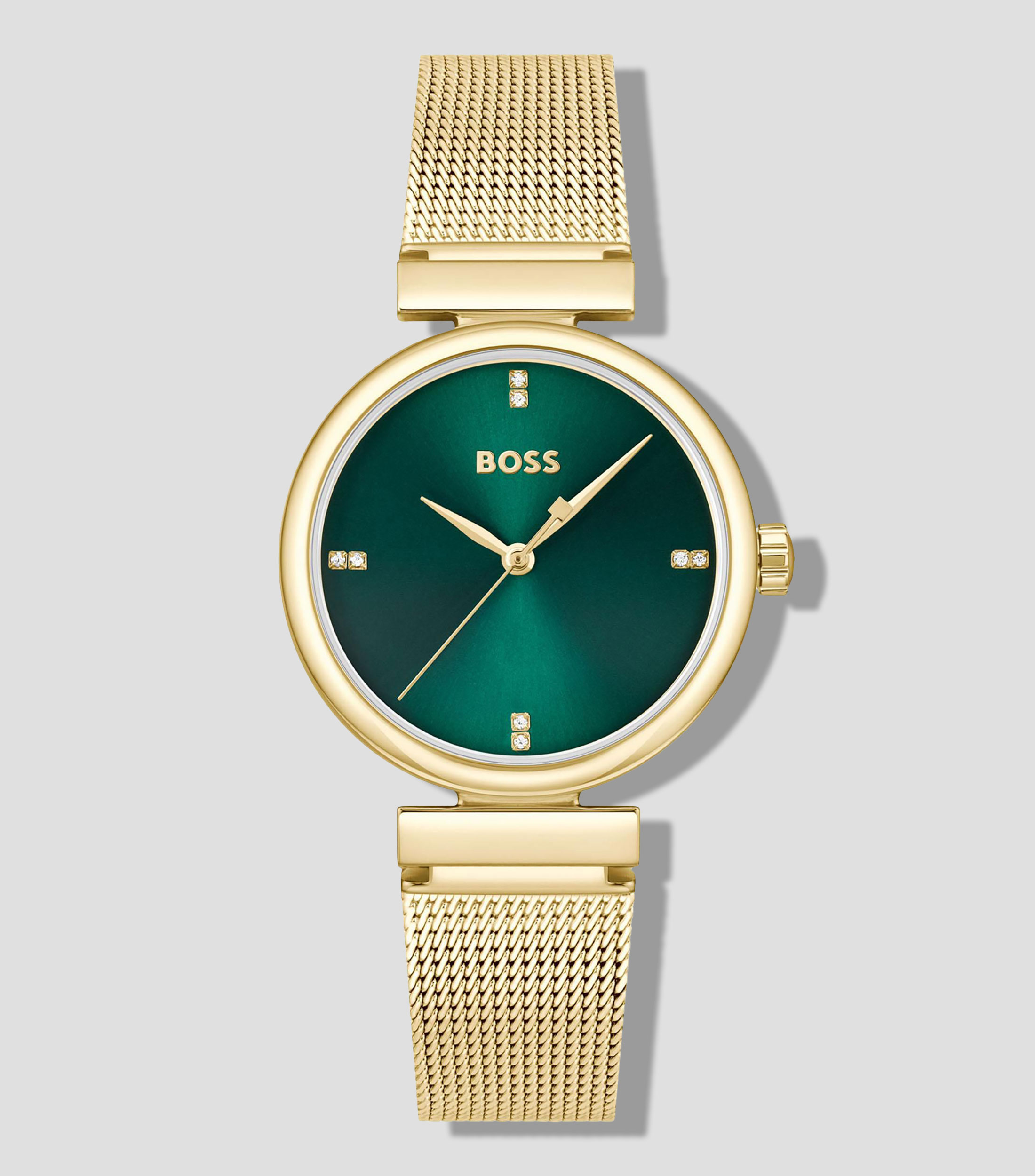 Reloj para Mujer RoseHill Casual Verde, Dorado