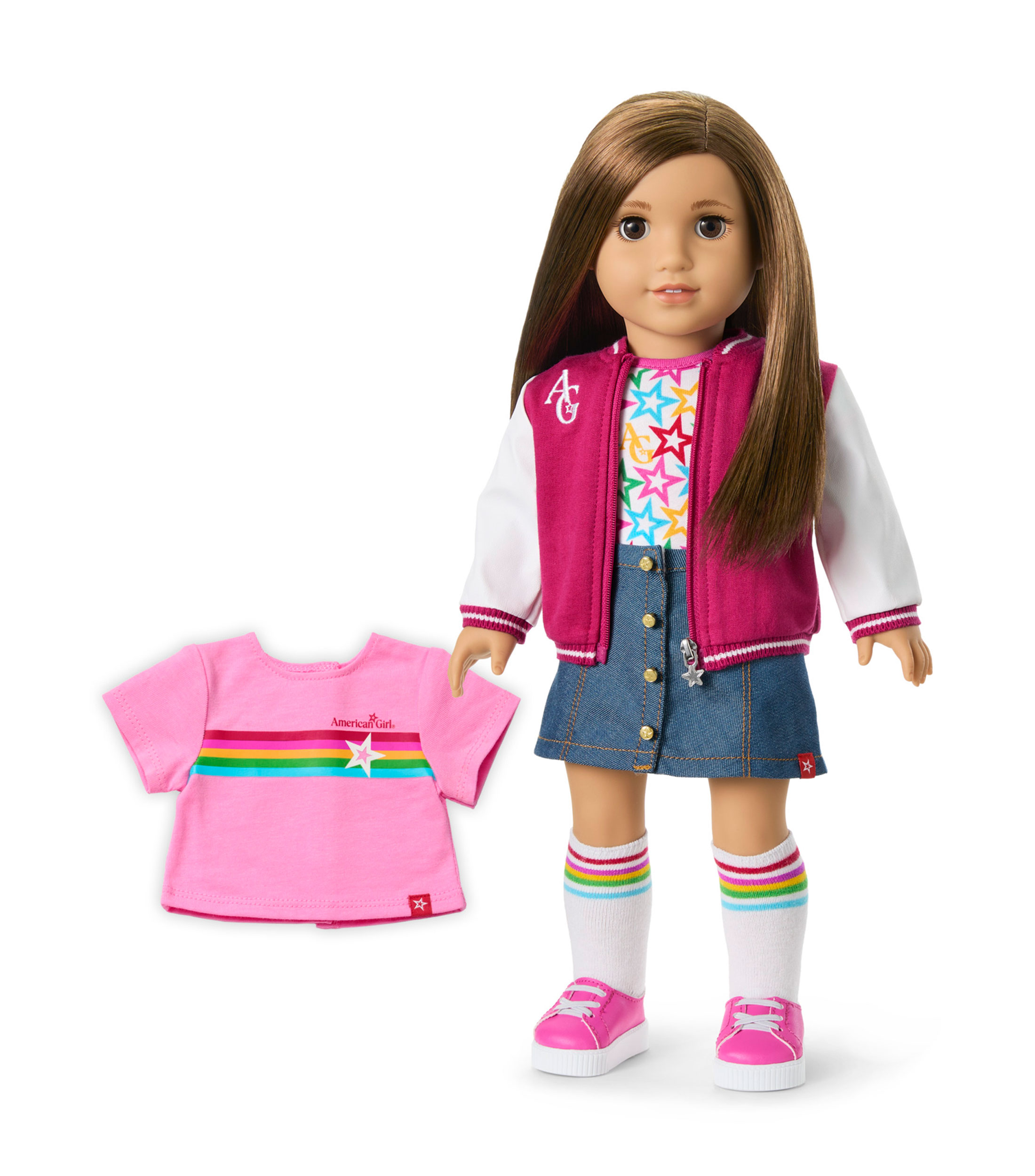 Muñeca Truly Me, cabello castaño lacio