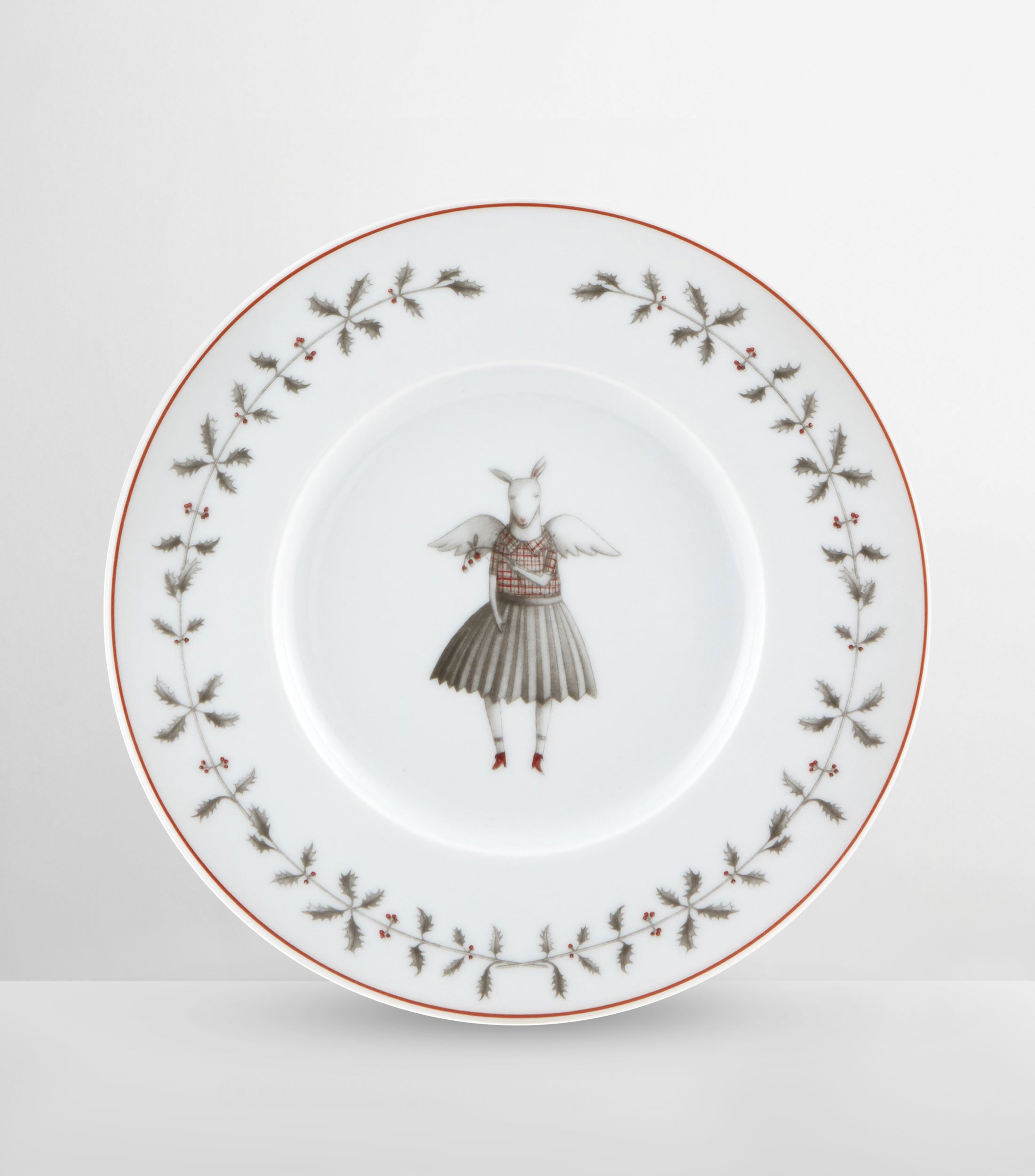 Plato para pan Noel con motivos navideños