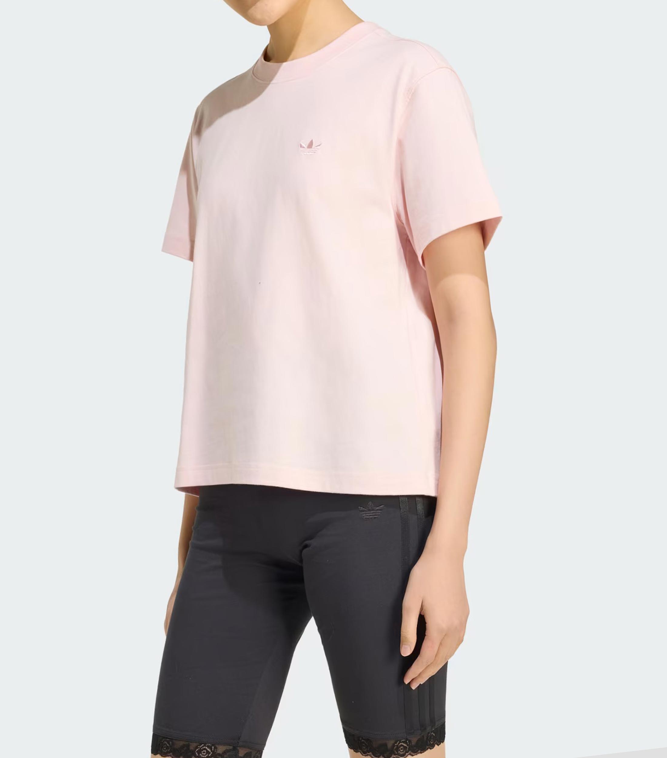 Playera para entrenamiento cuello redondo manga corta lisa Mujer