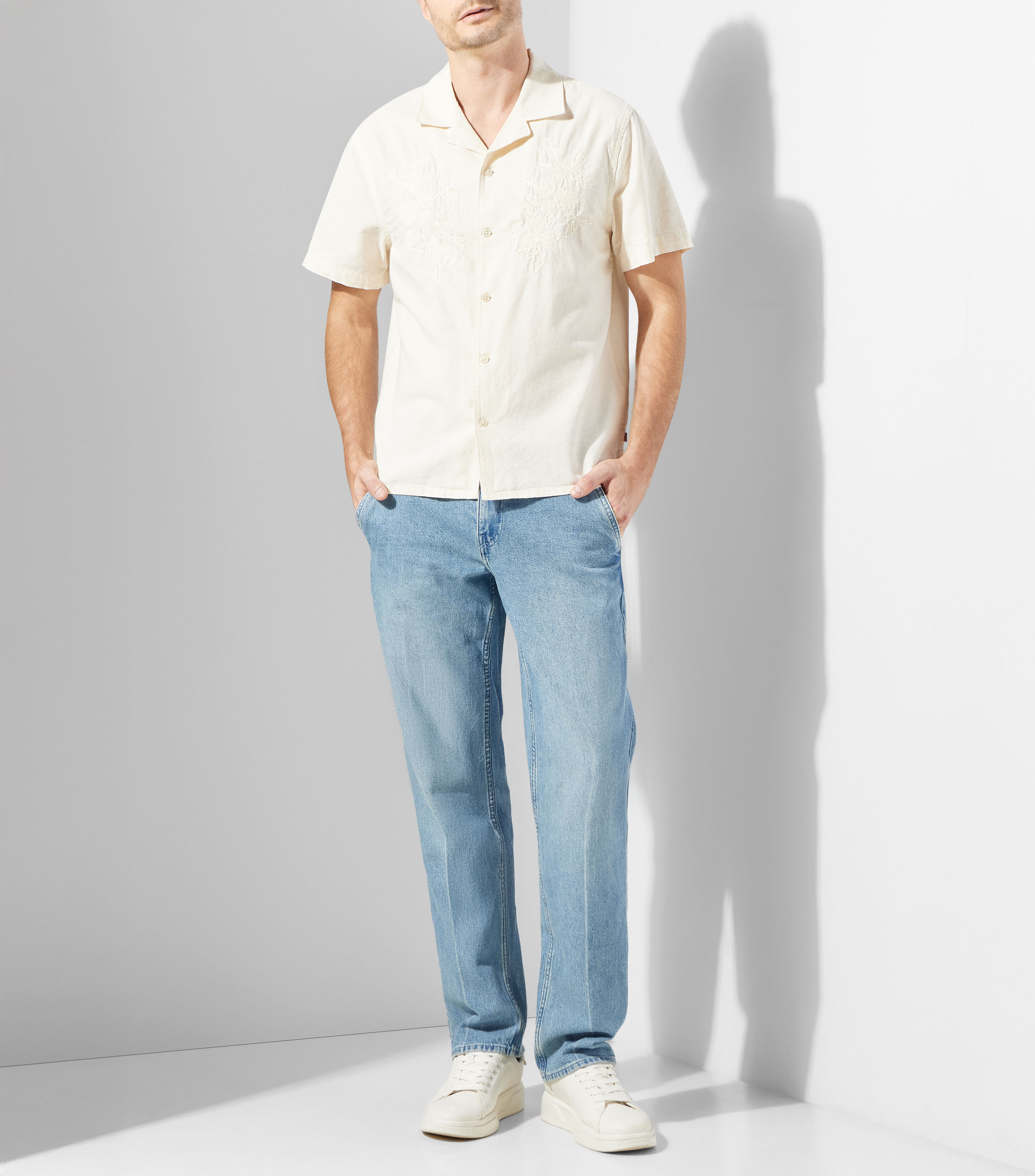 Camisa fantasía manga corta Hombre