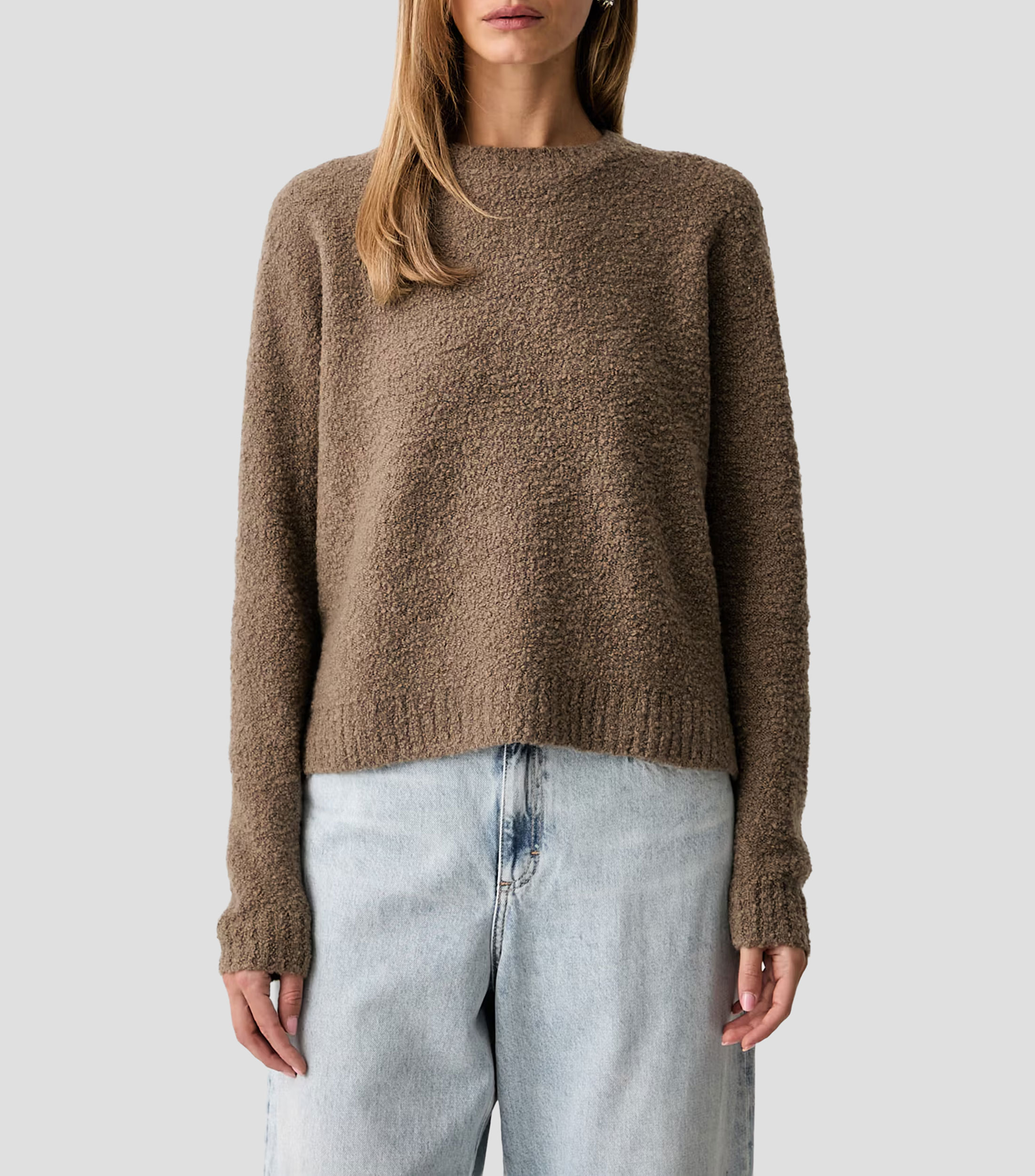 Suéter cuello redondo Mujer