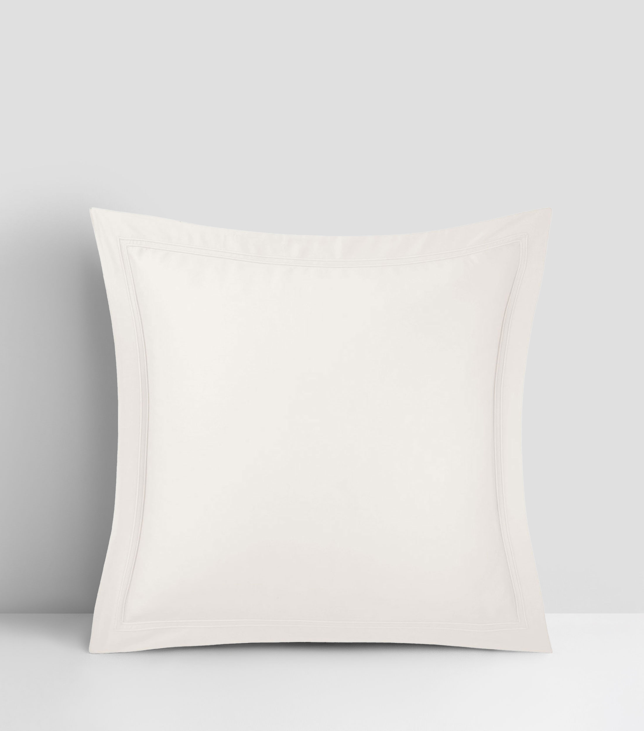 Funda para almohada Euro en algodón Triomphe Nacré