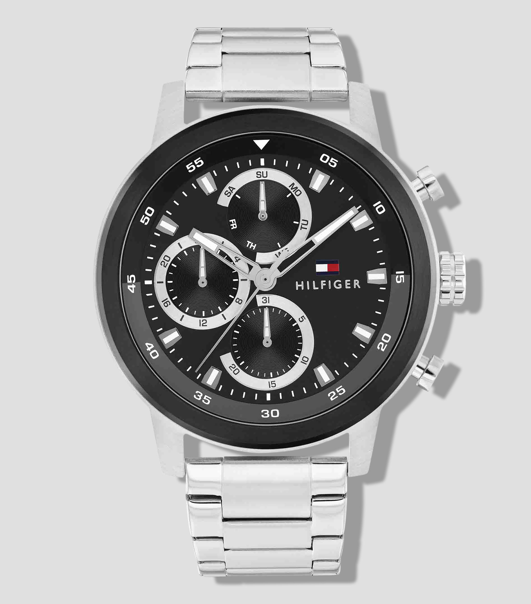 Reloj para Hombre Rocky Casual Plateado, Negro