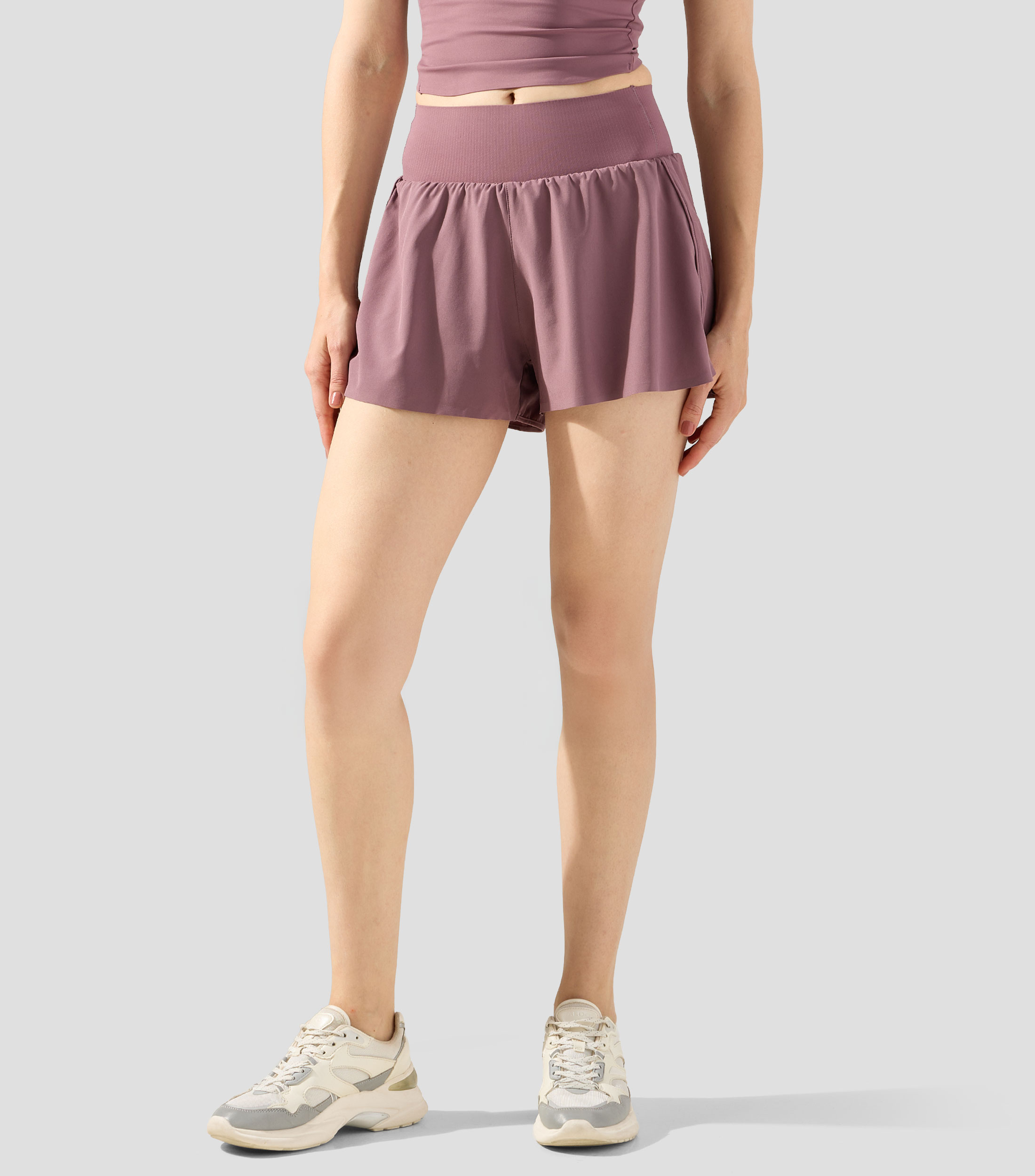 Short para correr liso Mujer