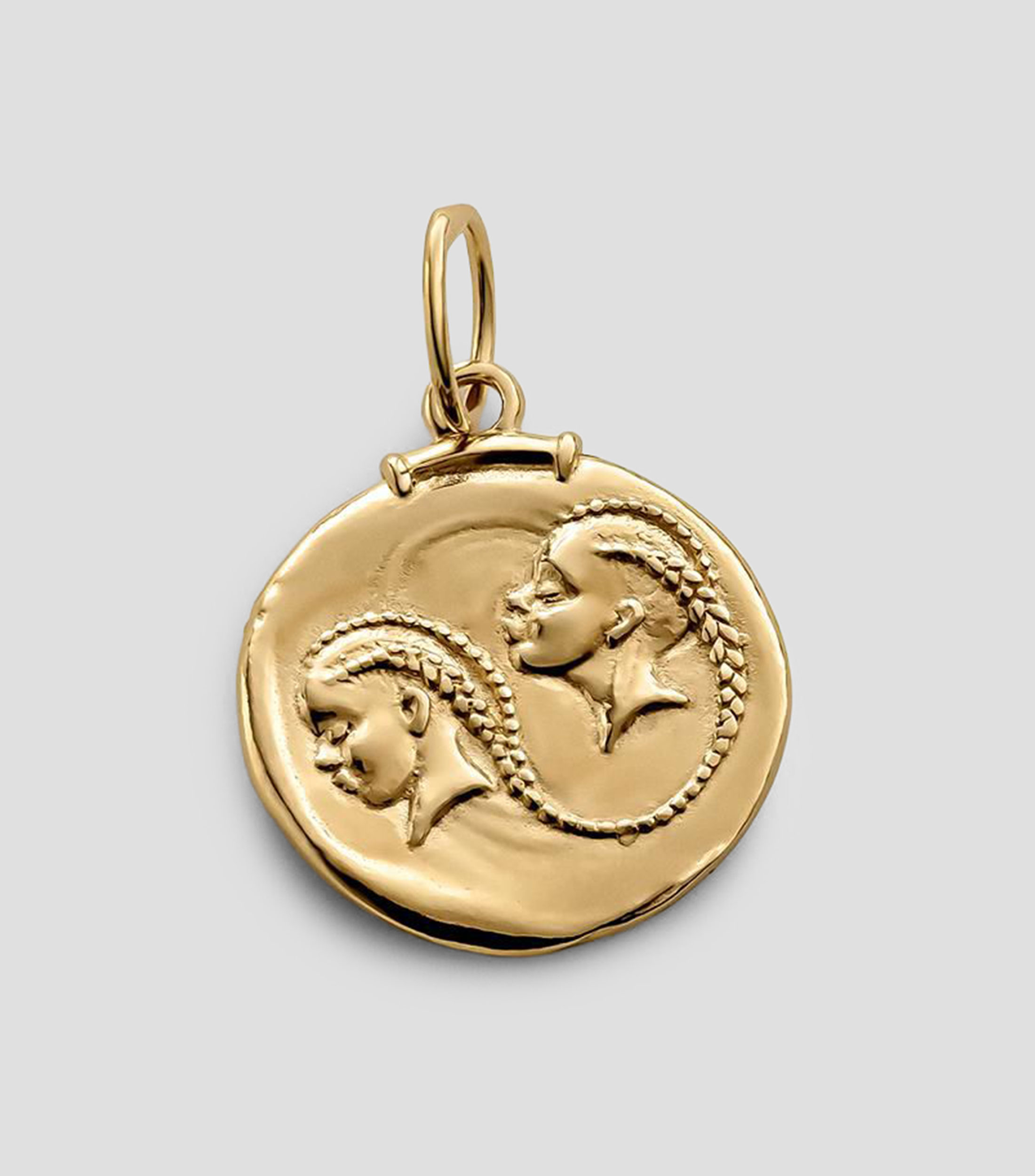 Charm de Géminis en plata .925 12+1 Mujer