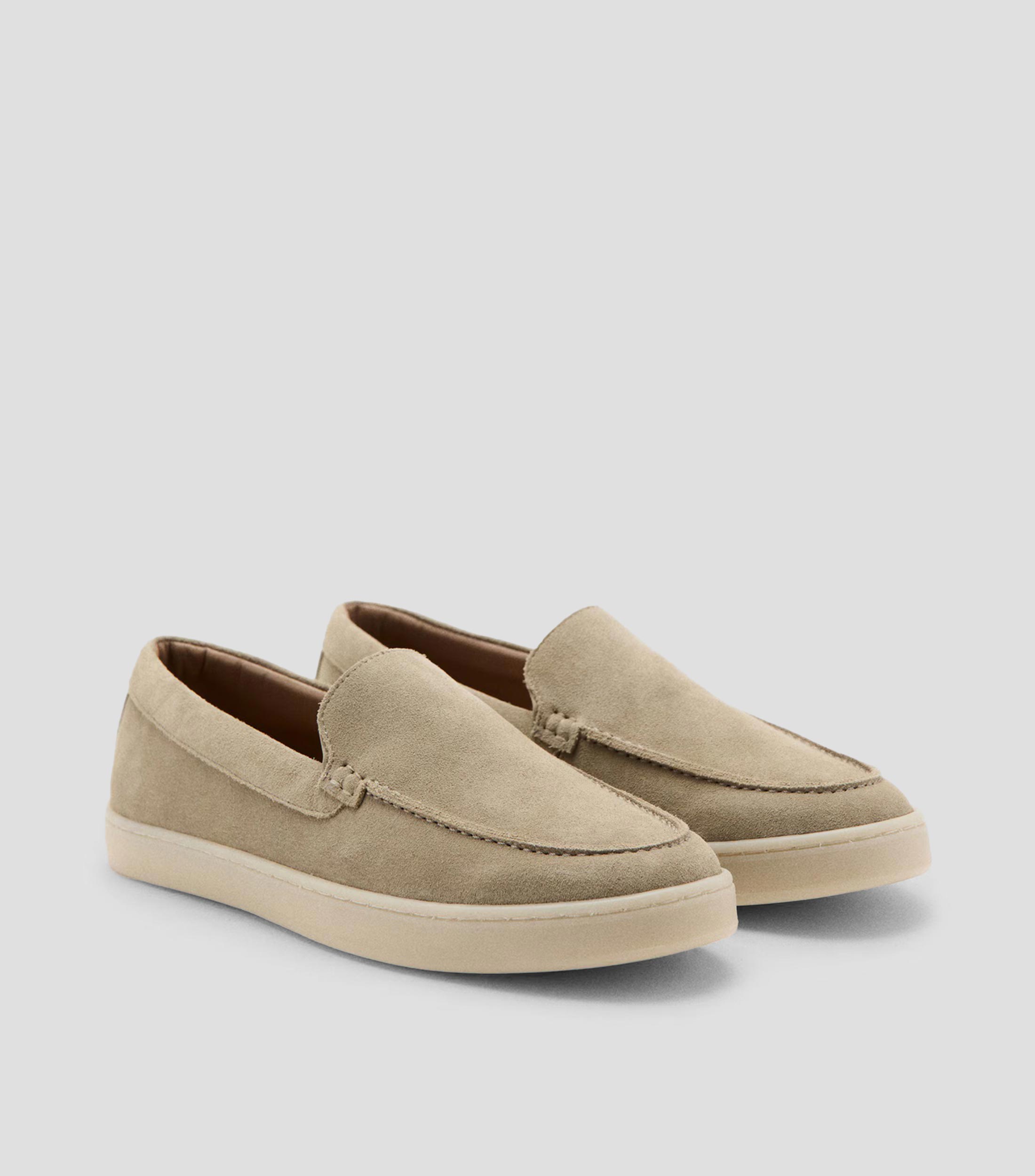 Zapatos casuales en piel lisos Hombre