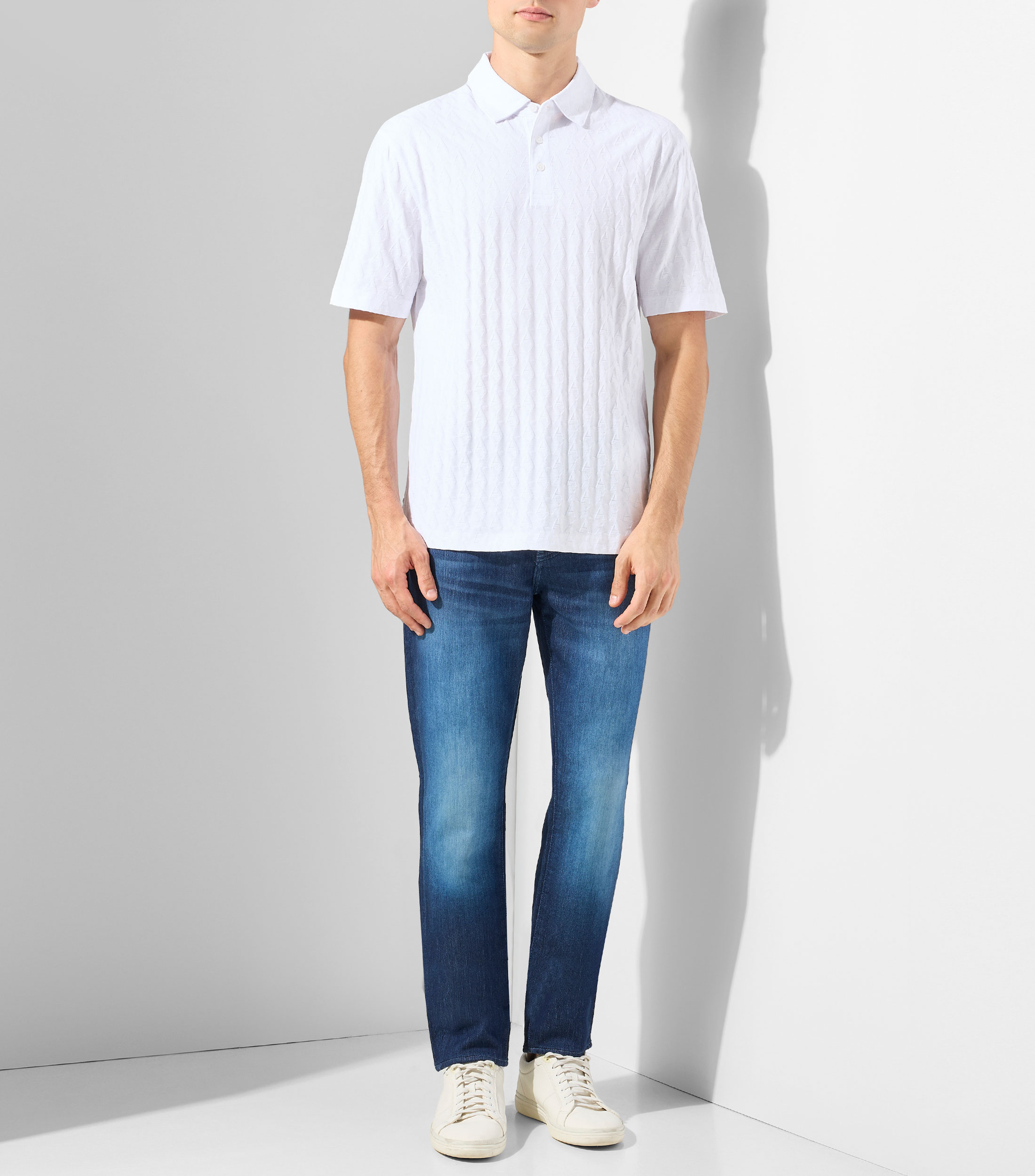 Playera tipo polo de manga corta monogram Hombre