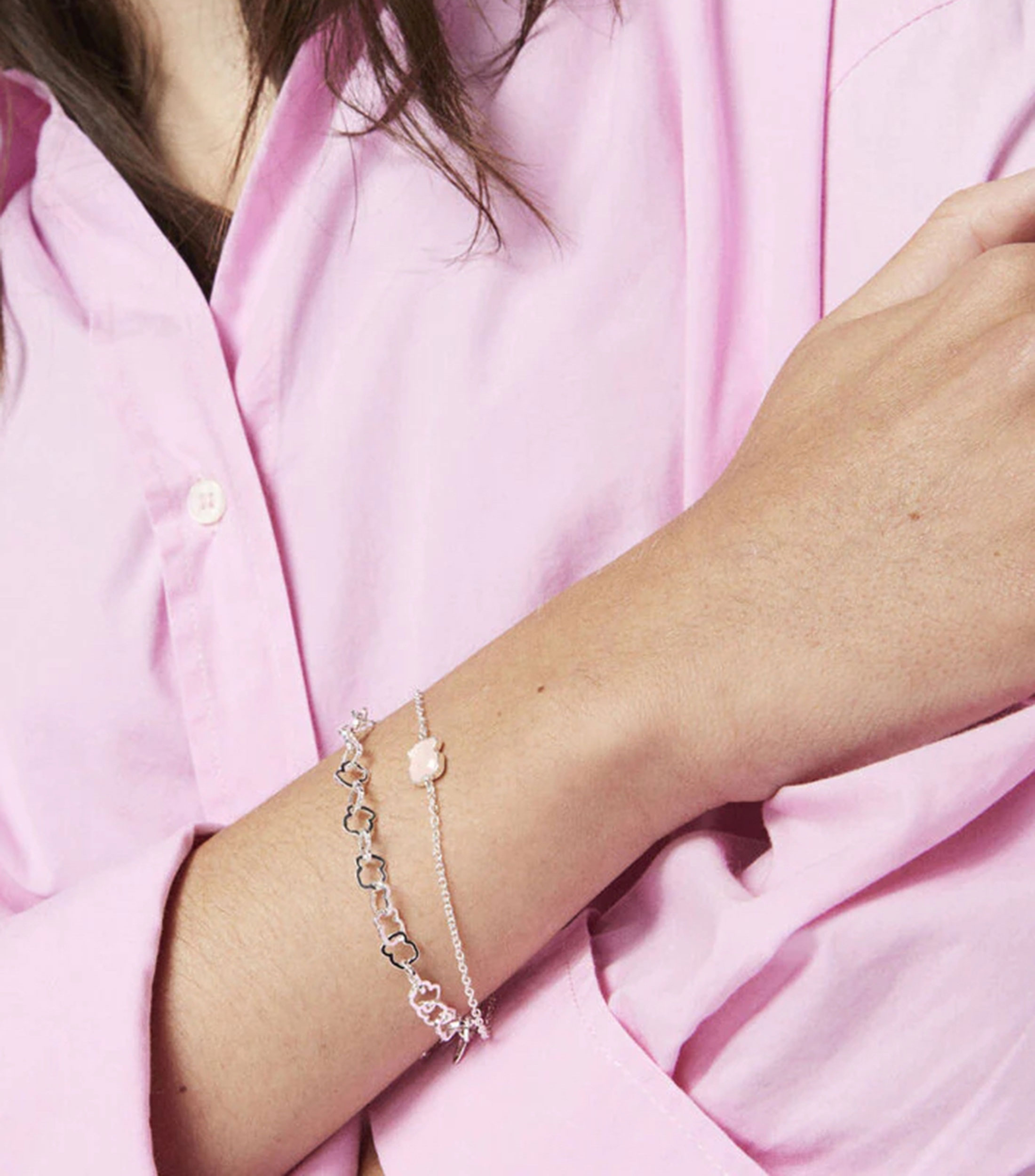 Pulsera en plata Mujer