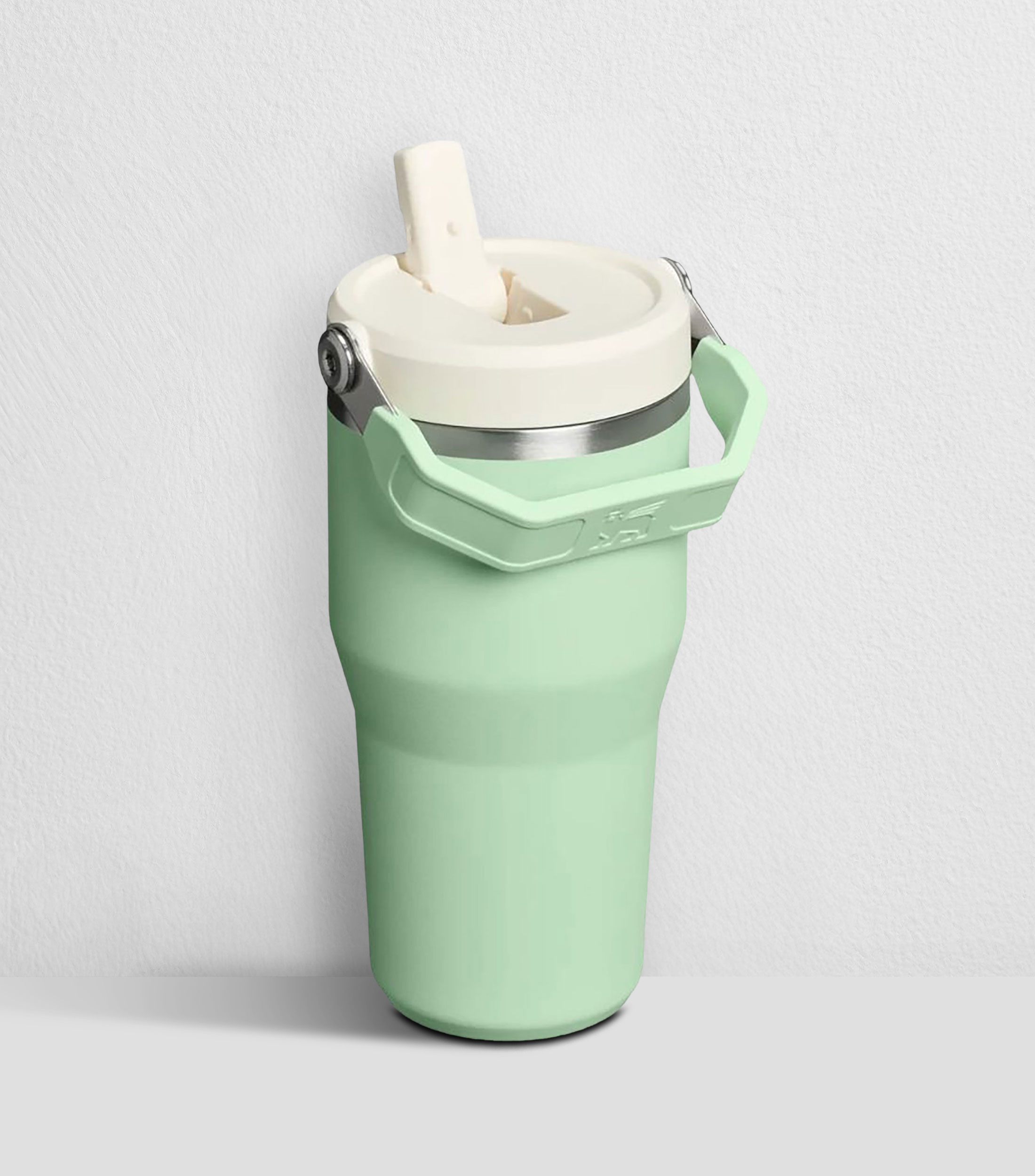 Termo Stanley Quencher Verde Acero Inoxidable con Popote, 591ml
