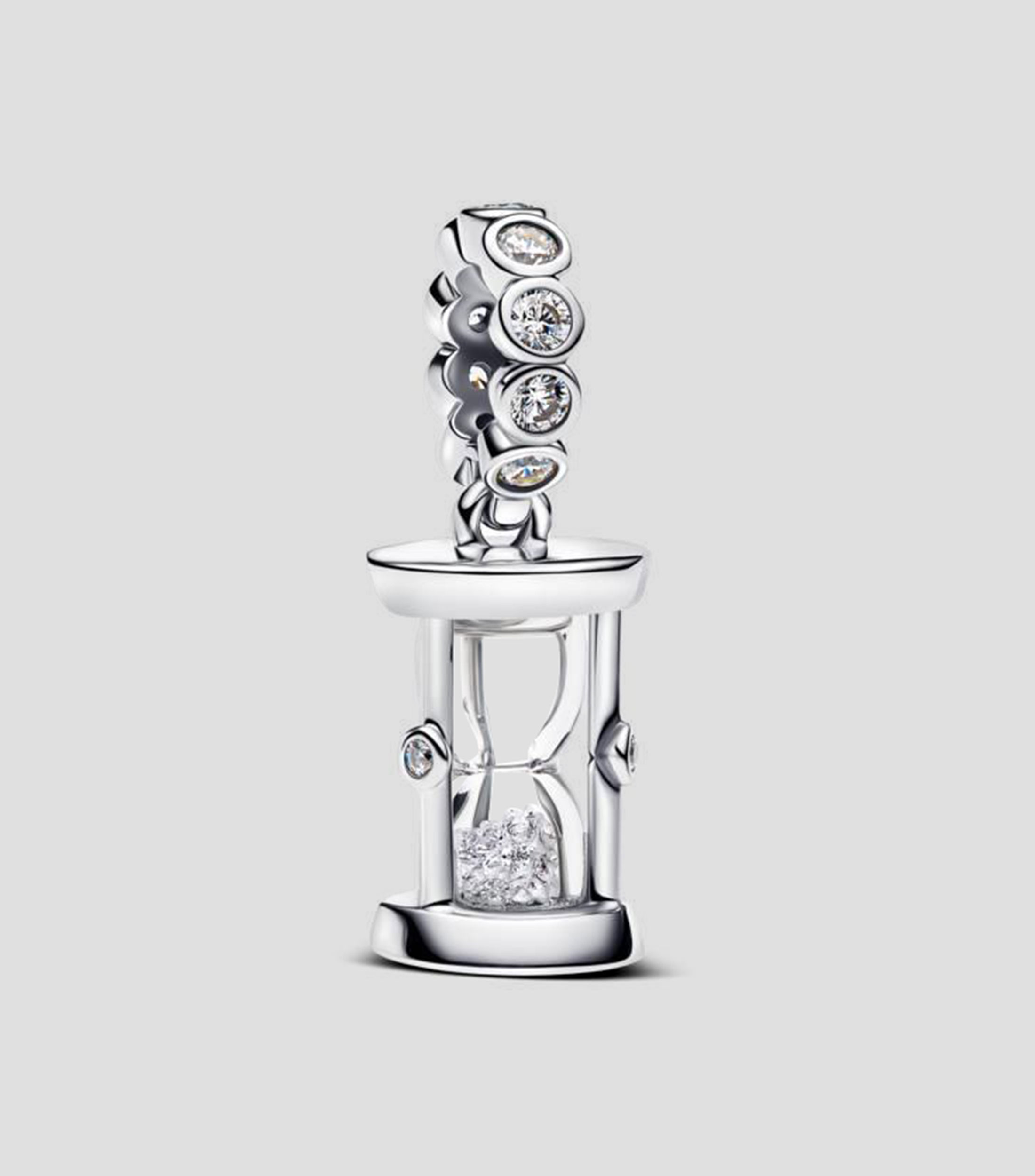 Charm Reloj de arena en plata .925 Unisex
