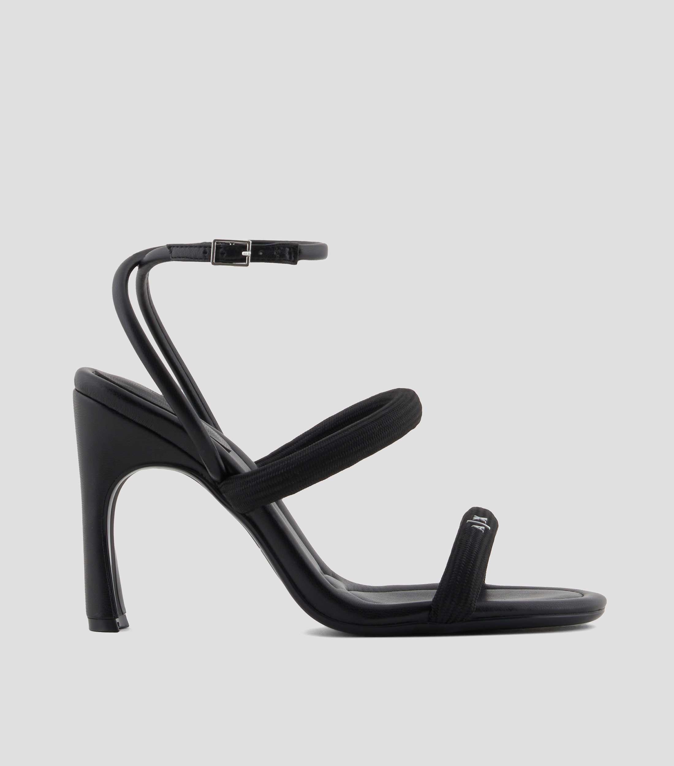 Sandalias de Pulsera con tacon alto de media luna Mujer