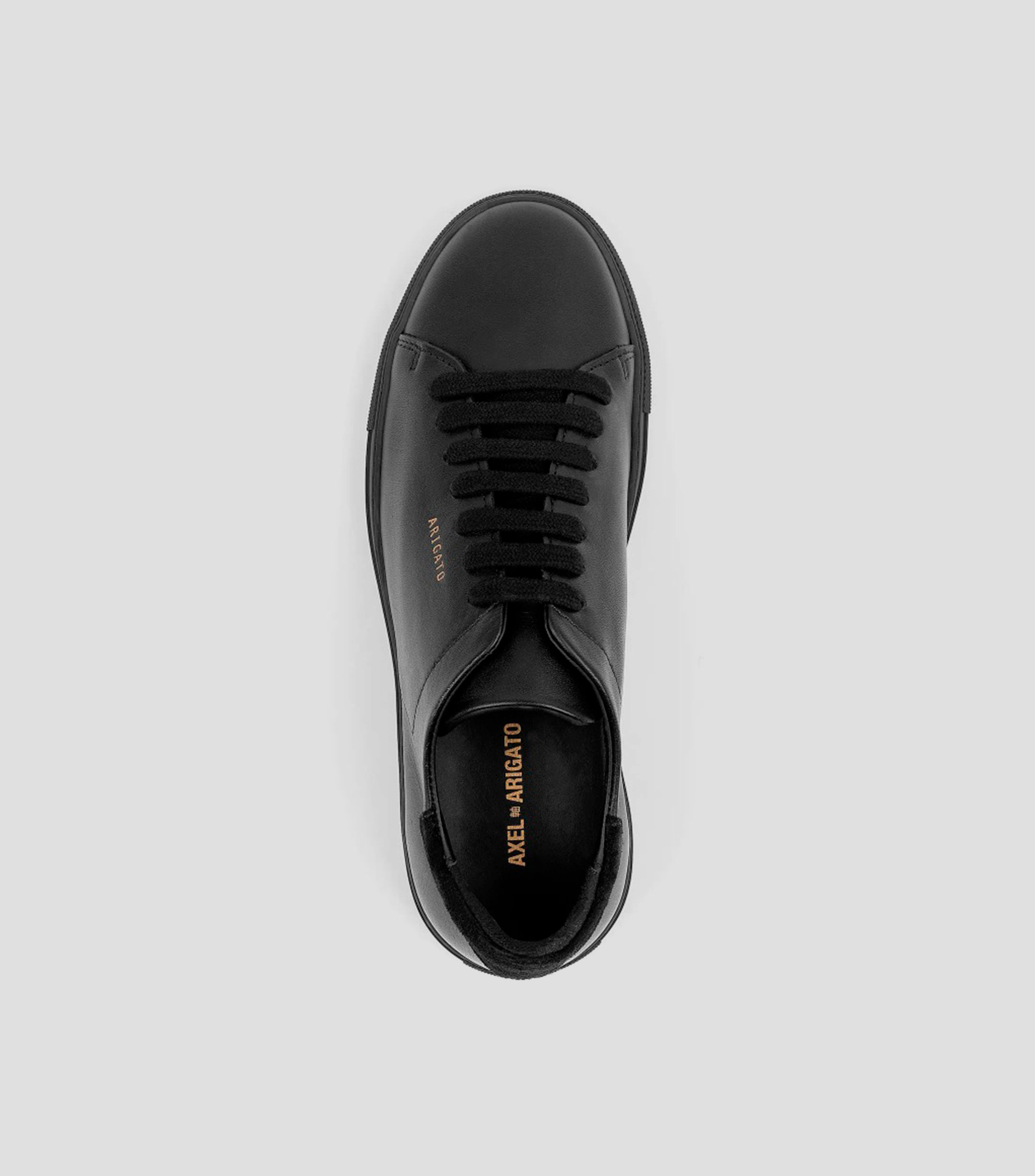 Tenis casuales Clean 90 en piel, negros Hombre