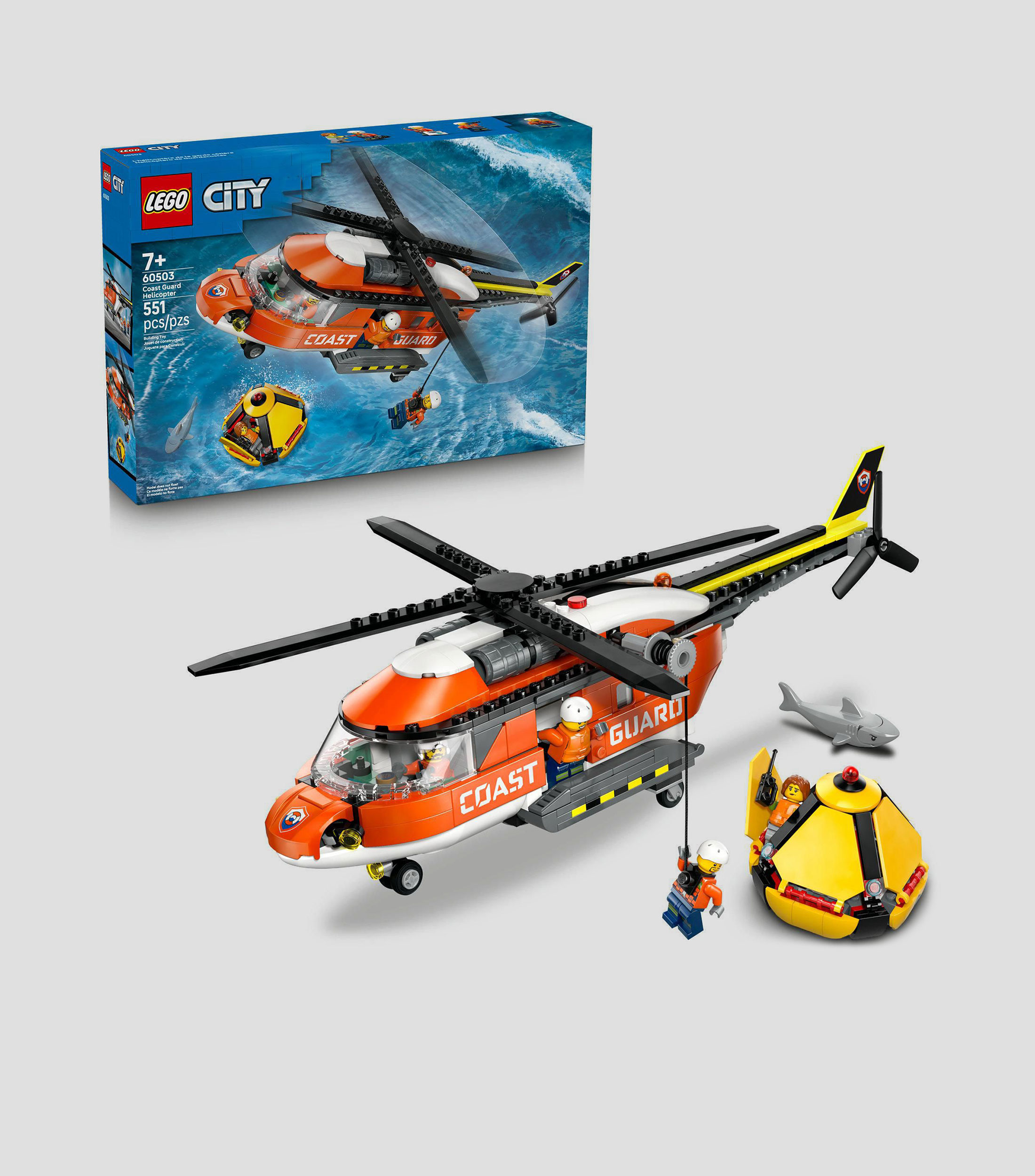 Lego City Exploration Helicóptero de Guardacostas
