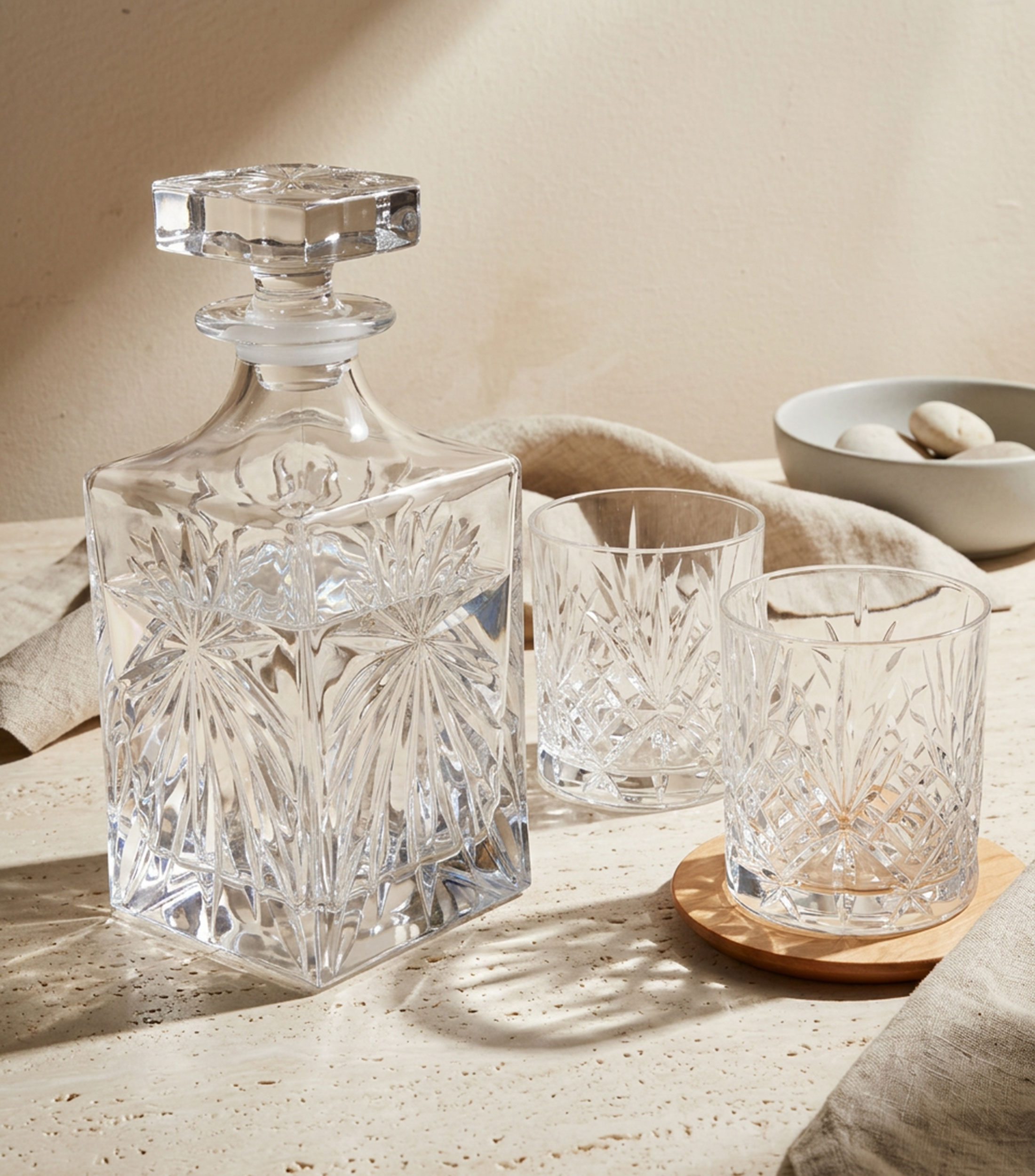 Set licorera Melodia + 2 vasos