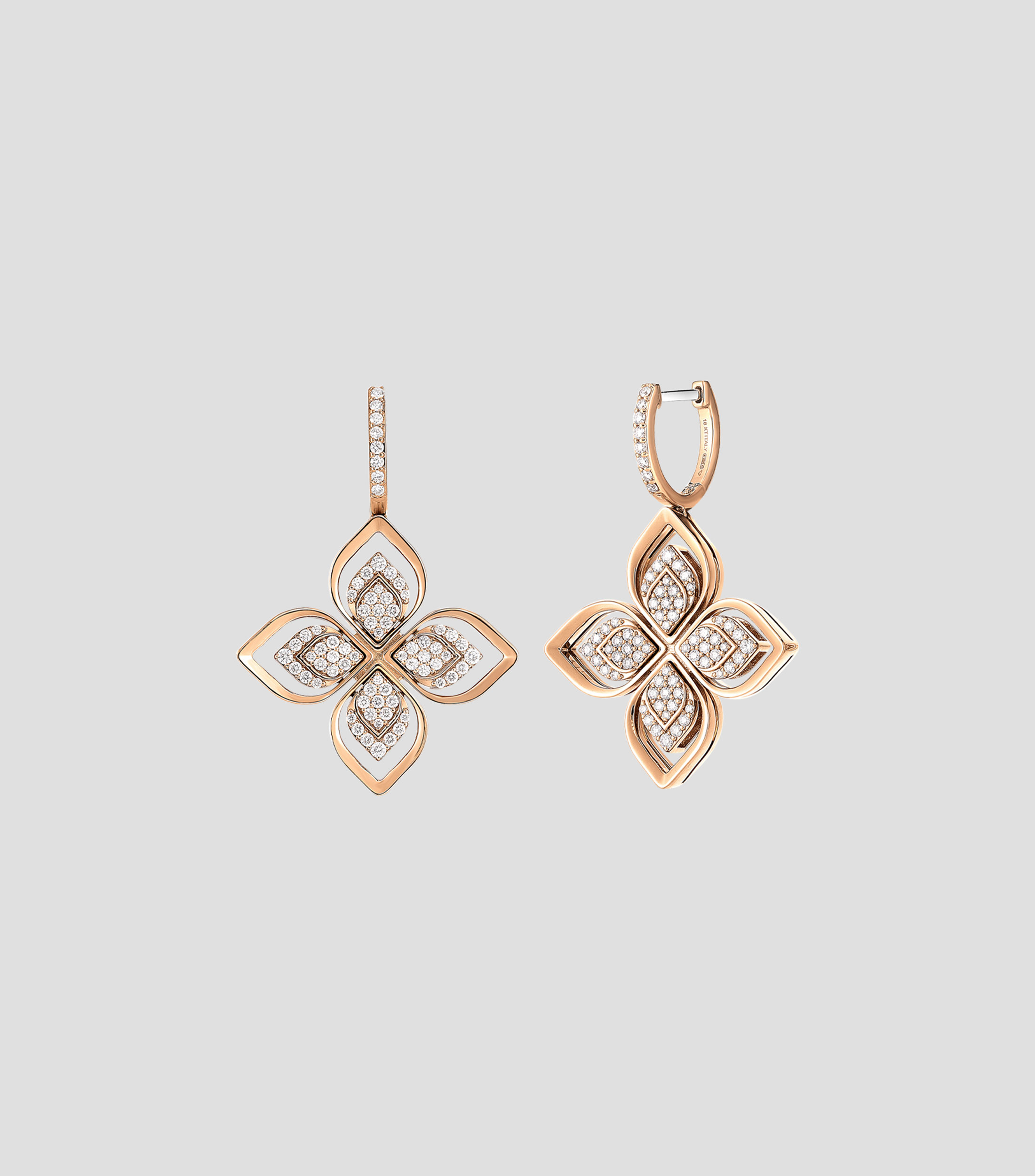 Aretes en oro rosa de 18 kilates Venetian Princess Mujer