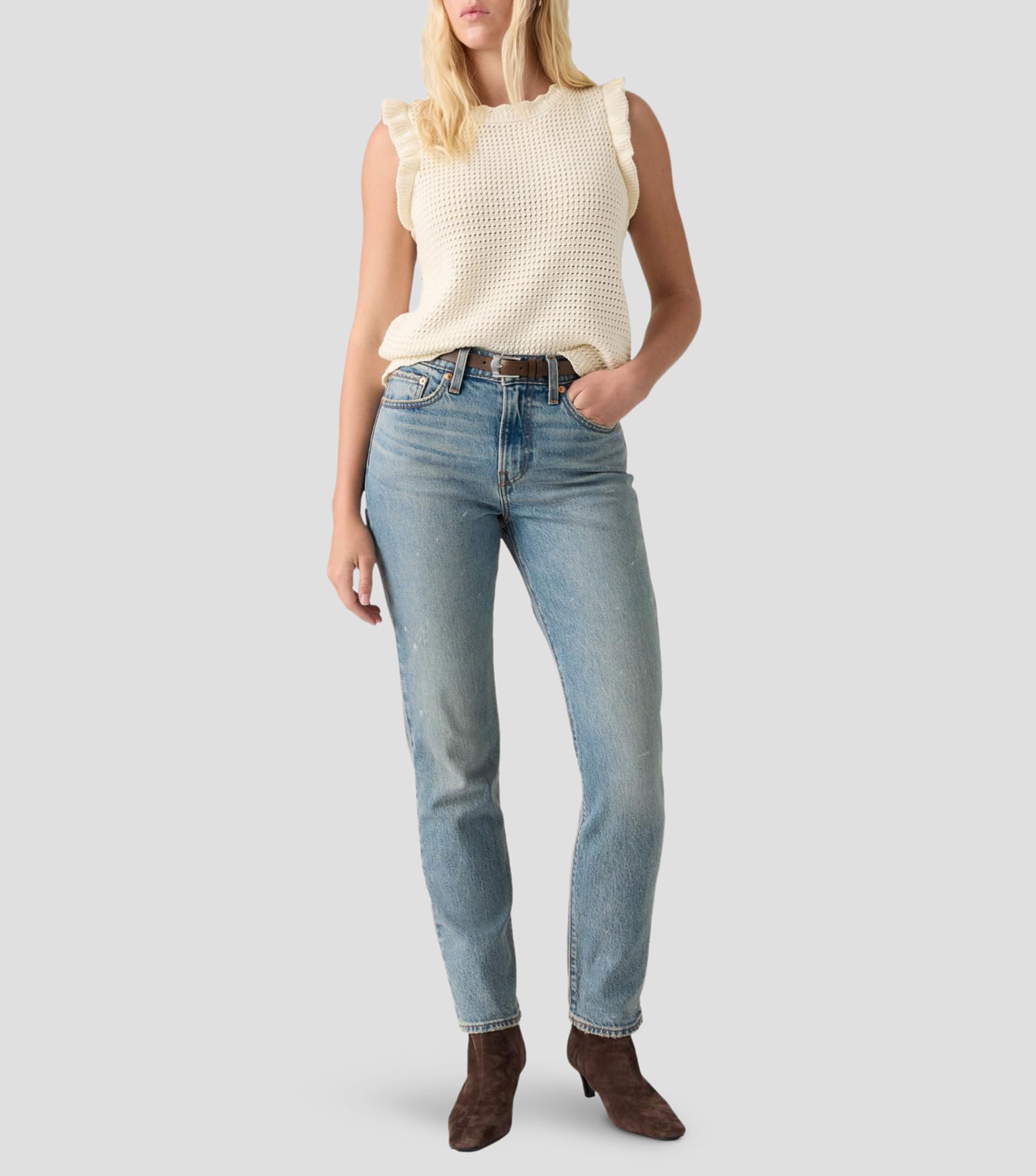 Jeans Ajustado Mujer