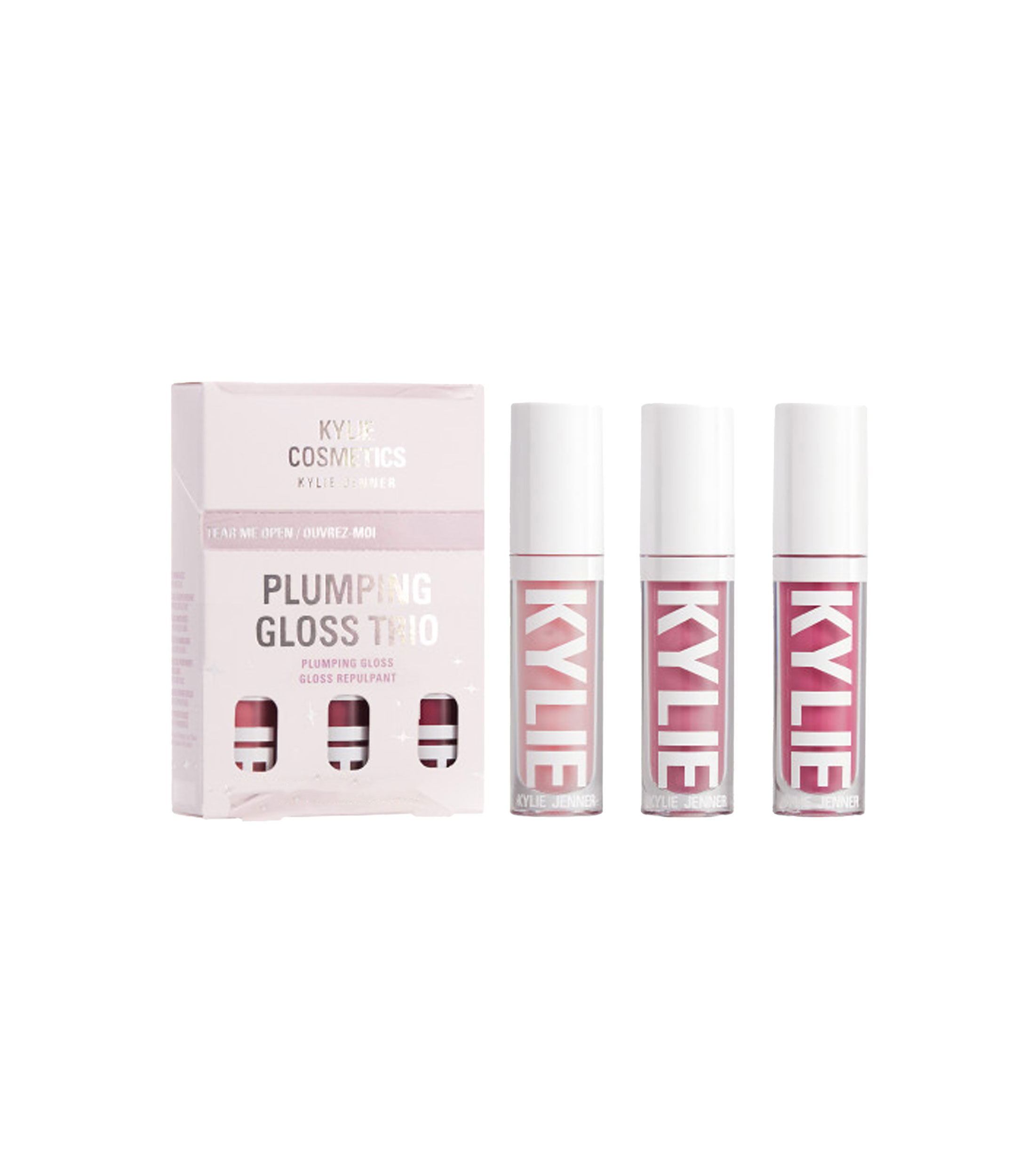 Kit de Labios, Plumping Lip Gloss Trio Gift Set, 3 x 3.22 ml