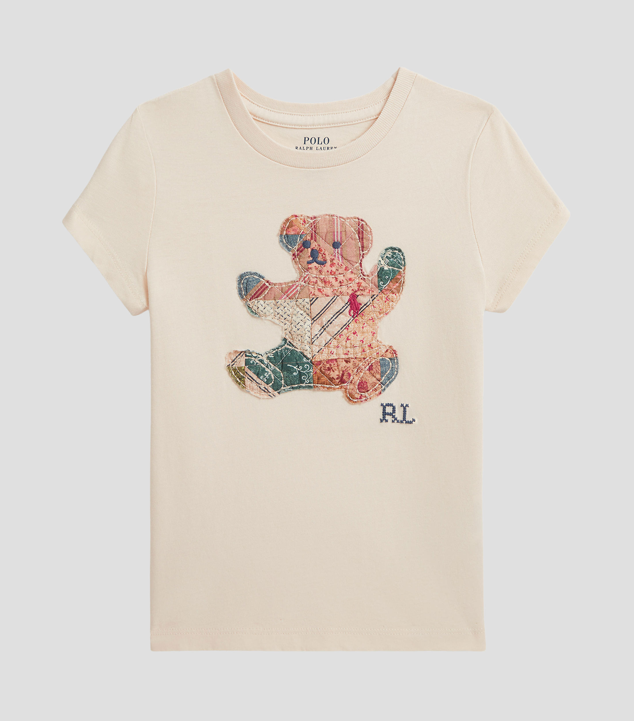 Playera cuello redondo manga corta estampado Polo Bear Niña