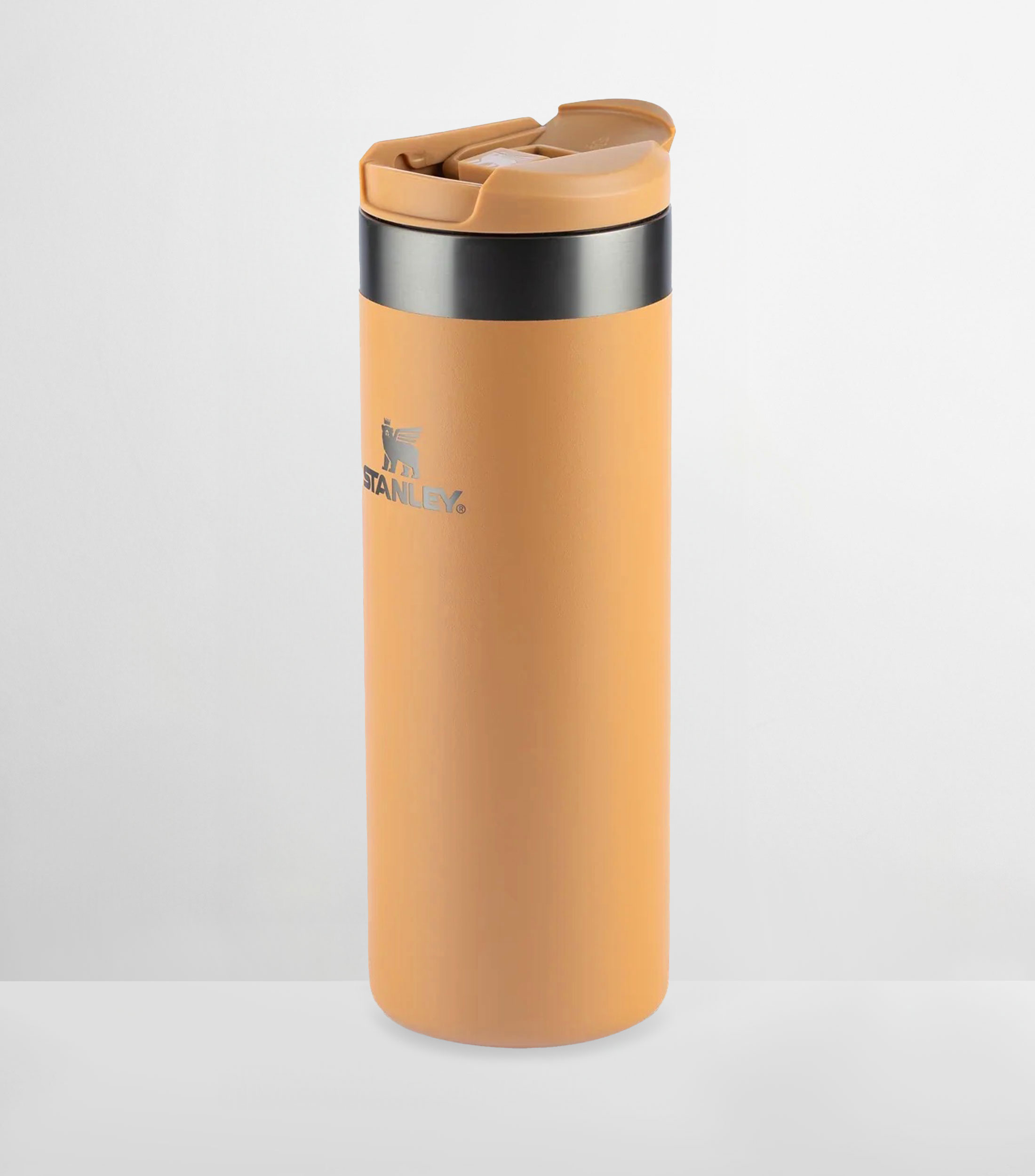 Termo Stanley Transit Bottle Camel en acero inoxidable, 16 oz